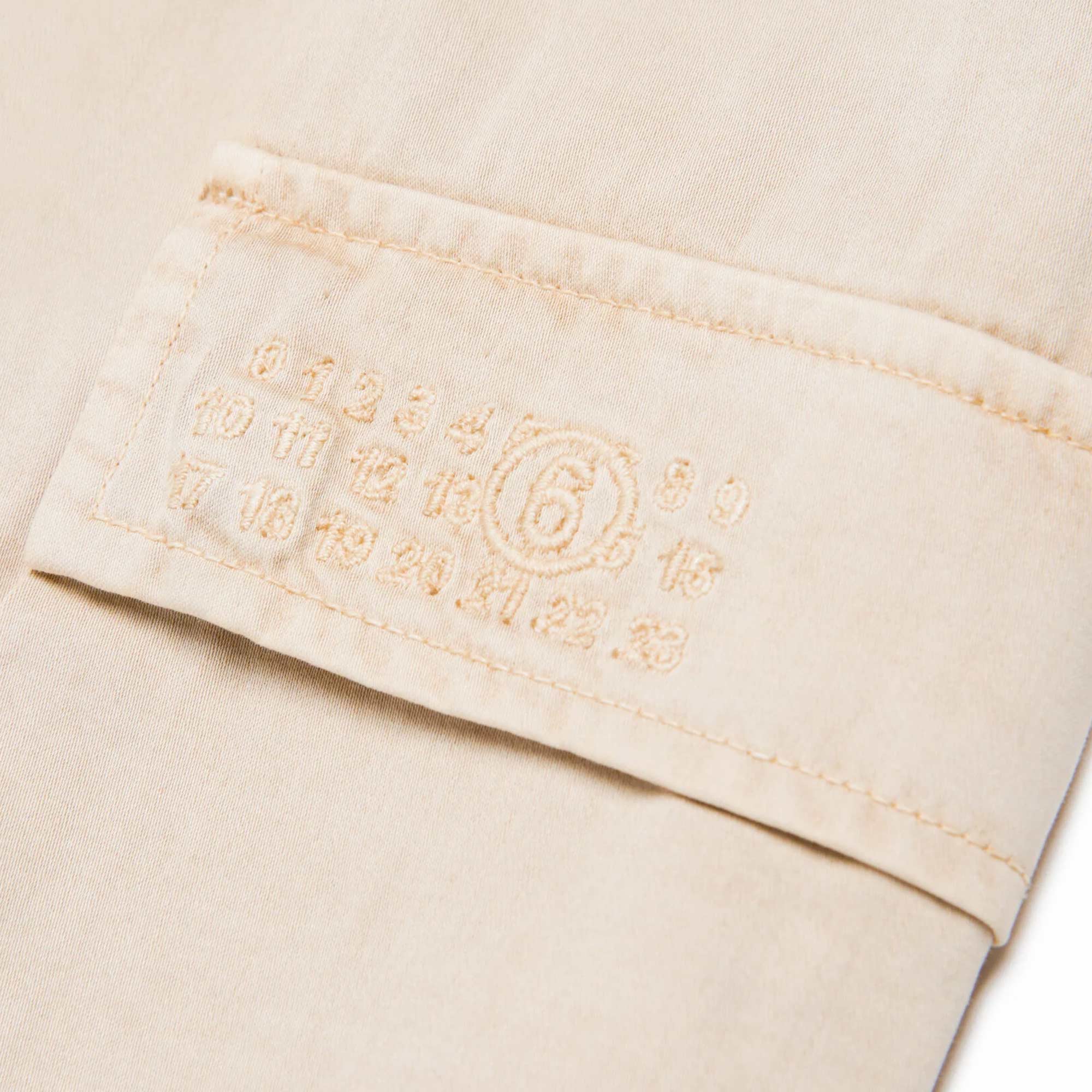 Pantalone cargo beige Teen firmato MM6 - annameglio.com abbigliamento moda