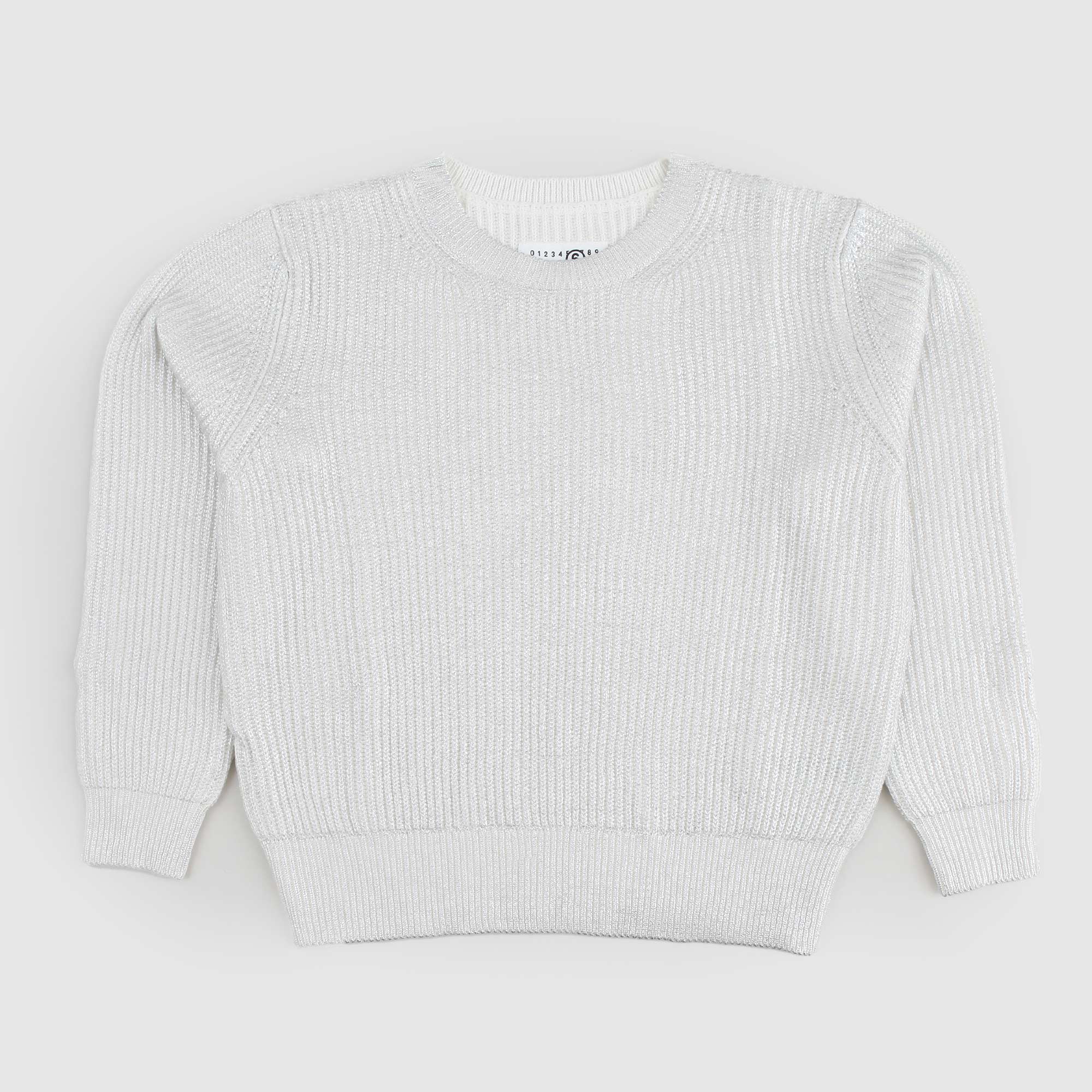 Maglia bianca e grigia Teen firmato MM6 - annameglio.com abbigliamento moda