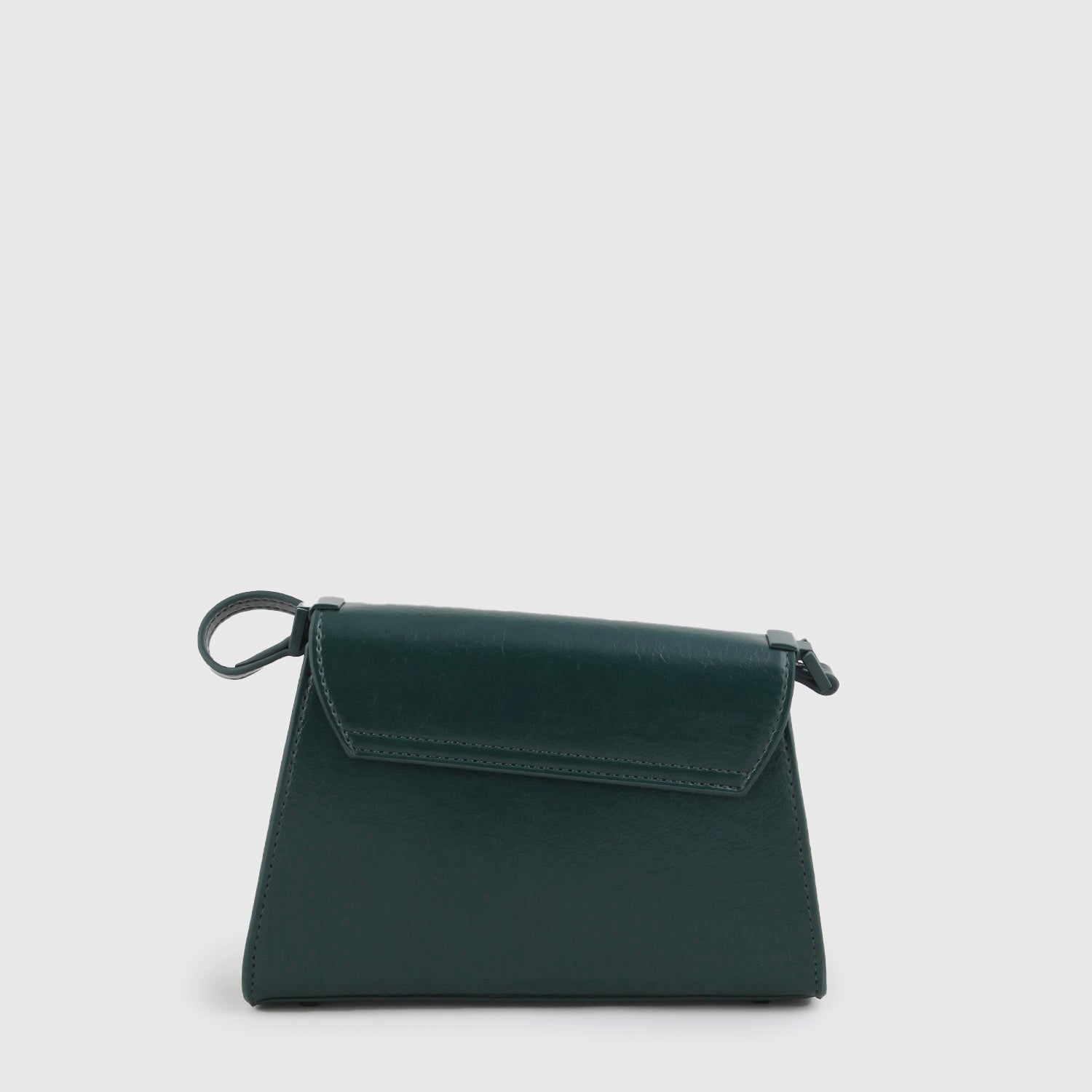 Borsa con shape asimmetrica in eco pelle - annameglio.com abbigliamento moda