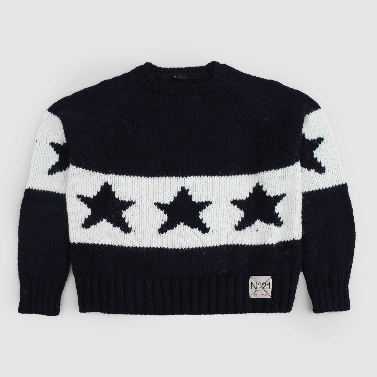 Pullover misto alpaca con motivo stella - annameglio.com abbigliamento moda