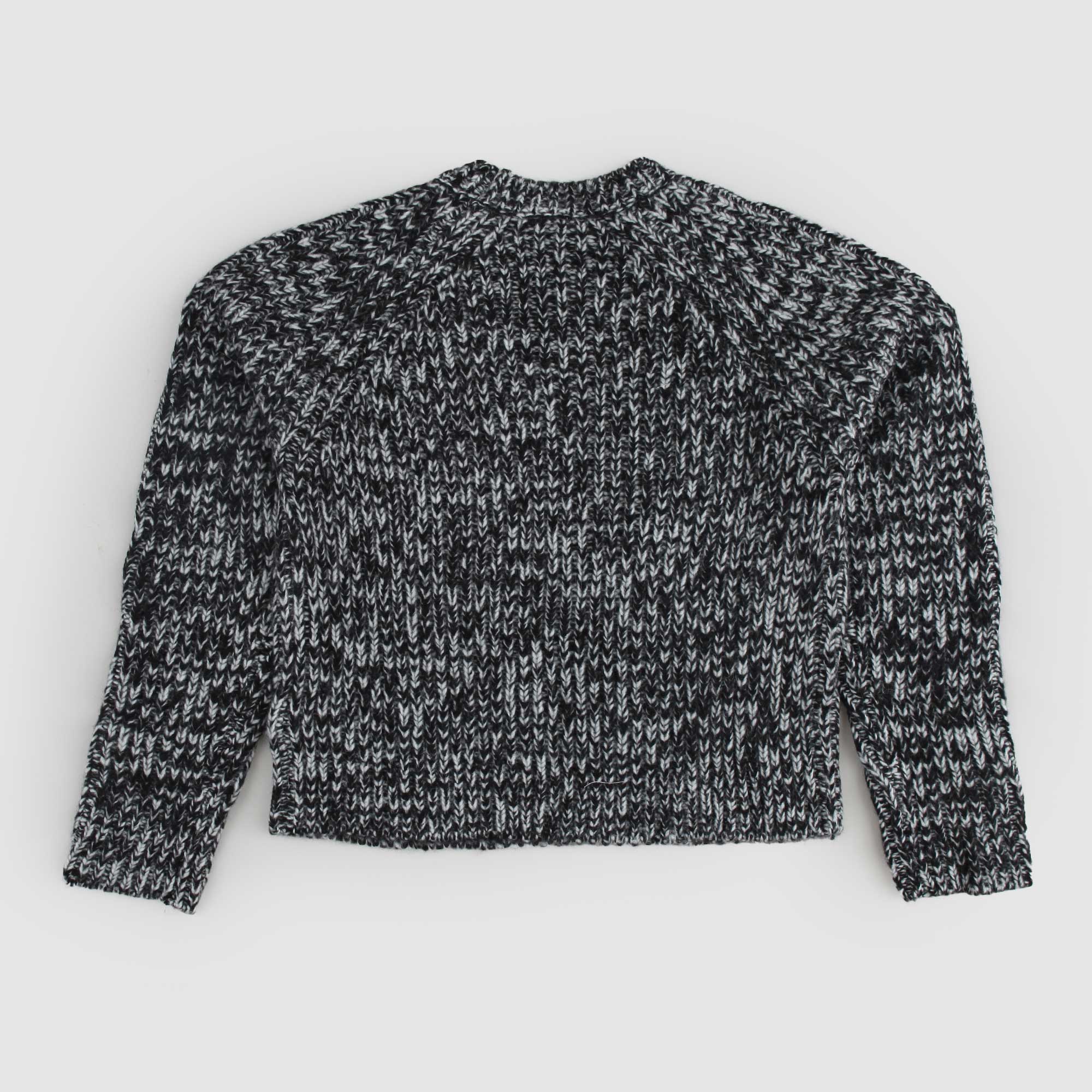 Maglione Bianco e Nero a Coste N° 21 - annameglio.com abbigliamento moda