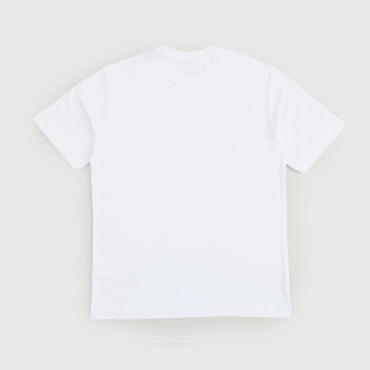 T-shirt bianca con mini logo in contrasto - annameglio.com abbigliamento moda