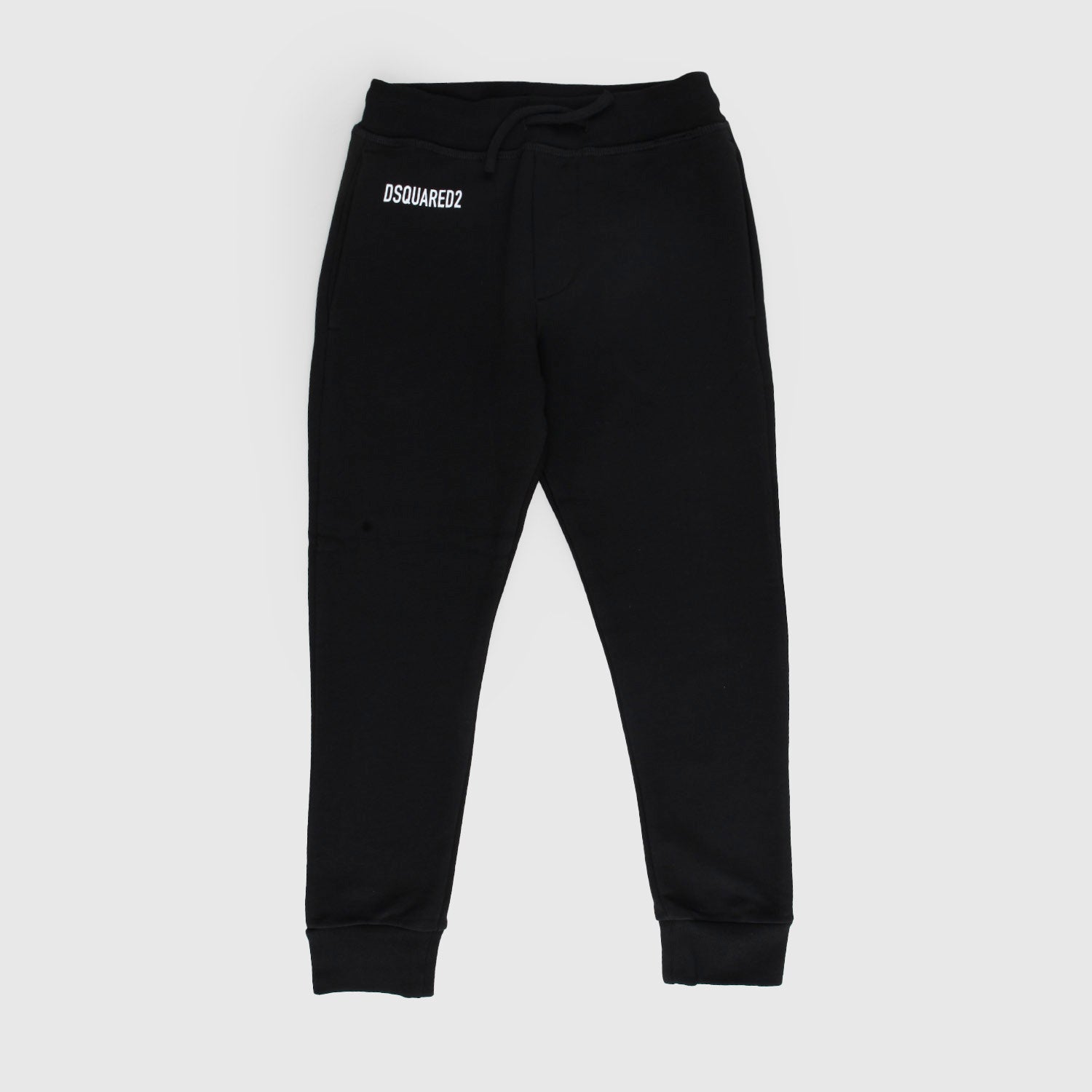 Pantalone nero jogger con logo ad X - annameglio.com abbigliamento moda