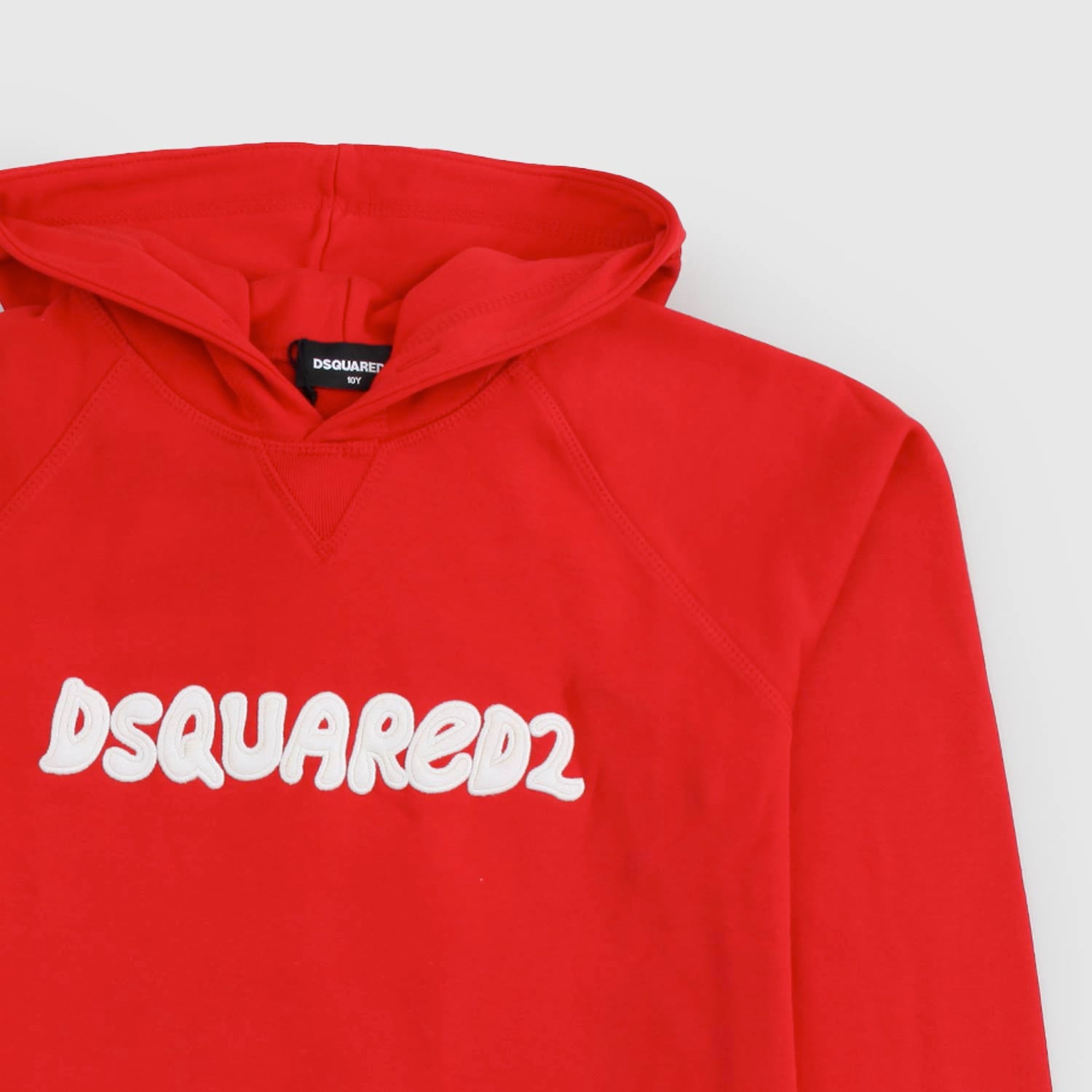 Felpa rossa DS con cappuccio e logo - annameglio.com abbigliamento moda