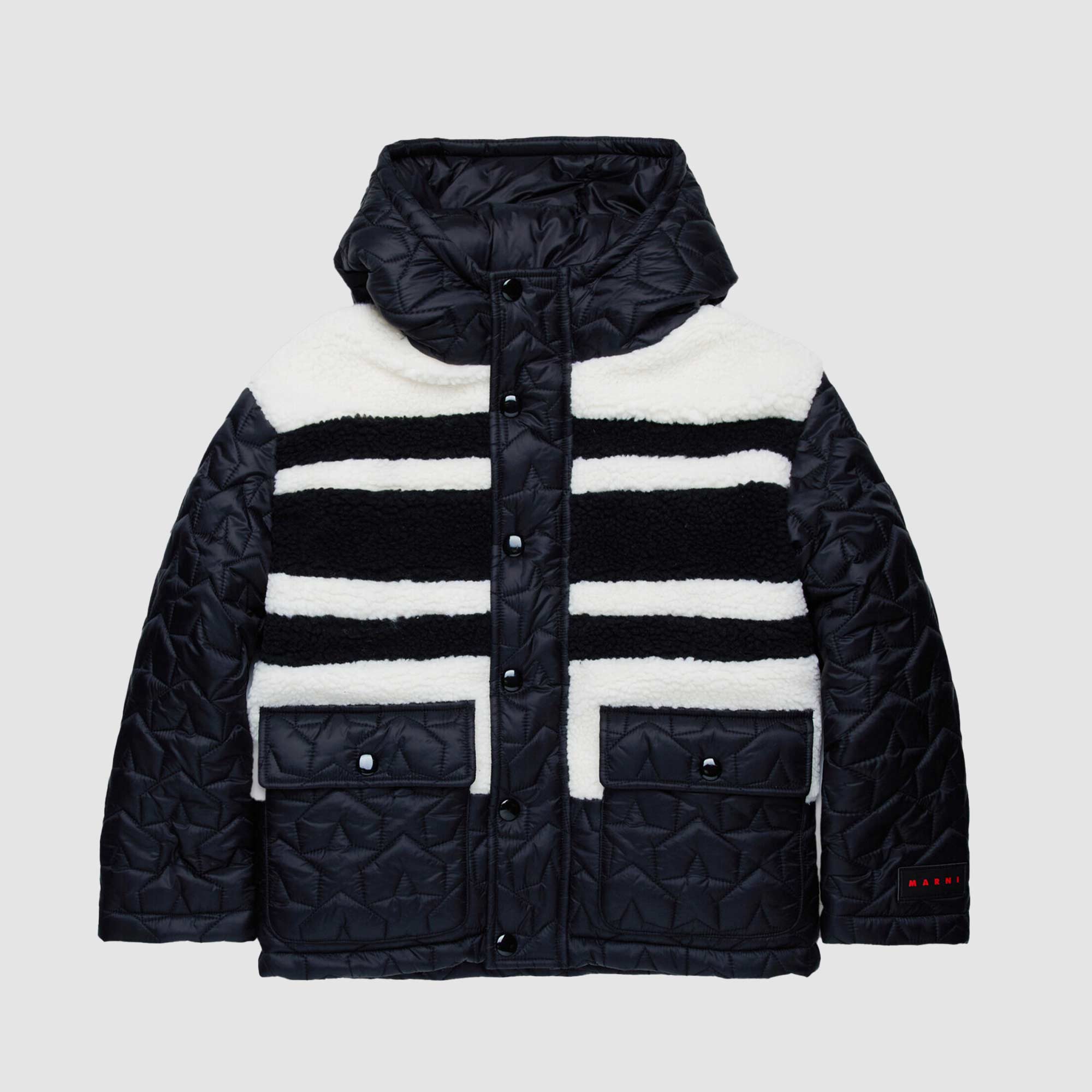 Piumino Nero e Bianco firmato MARNI - annameglio.com abbigliamento moda