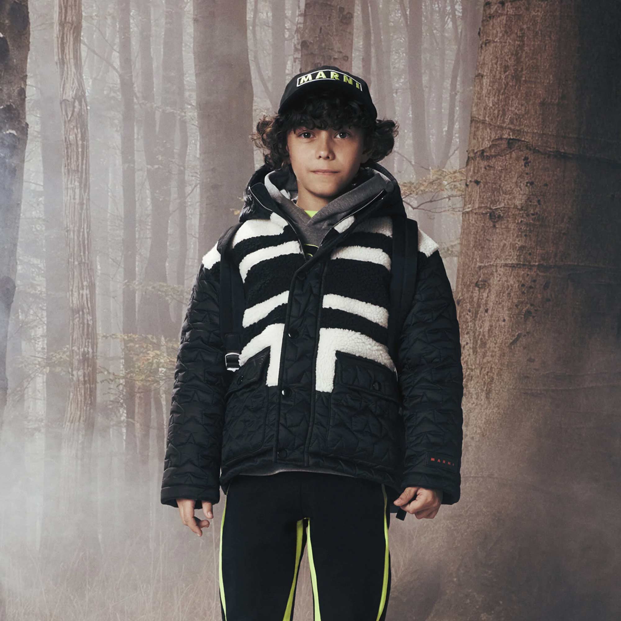 Piumino Nero e Bianco firmato MARNI - annameglio.com abbigliamento moda