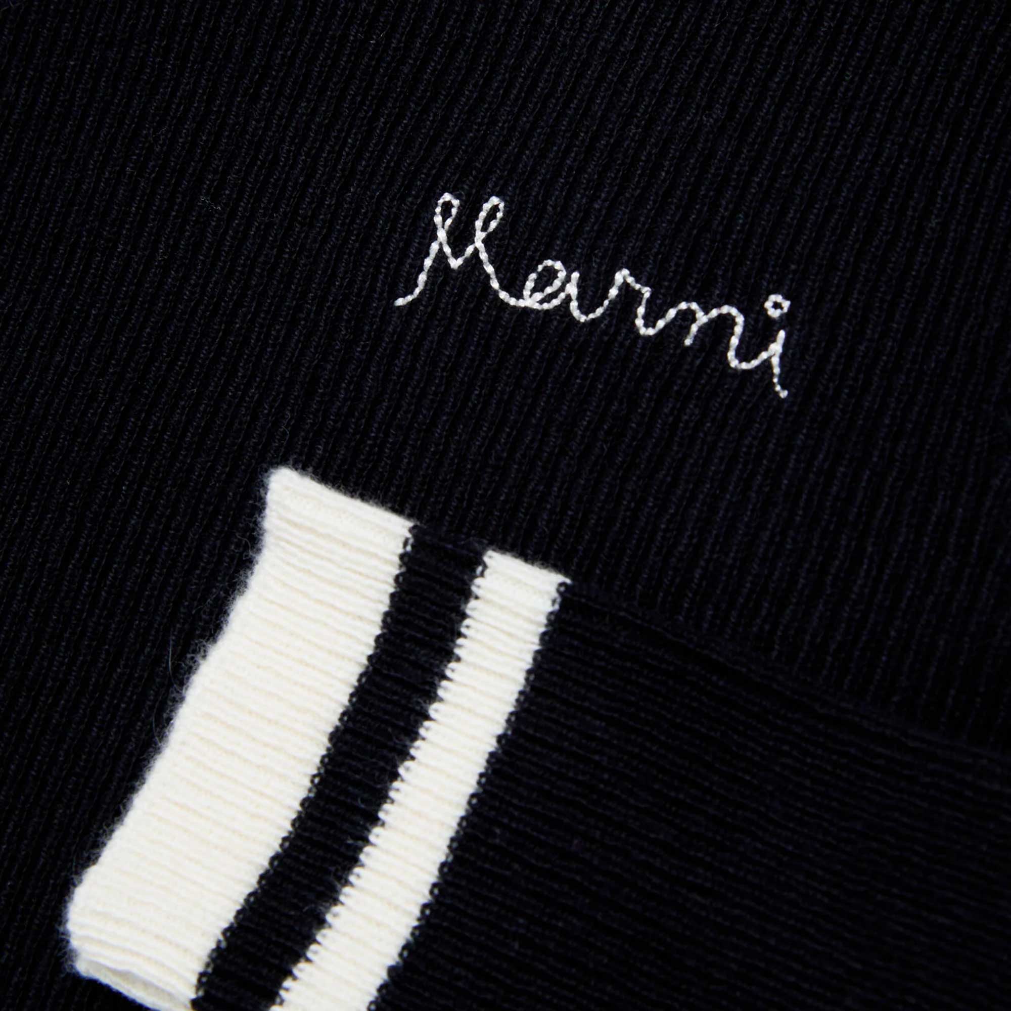 Dolcevita nero con logo ricamato MARNI - annameglio.com abbigliamento moda