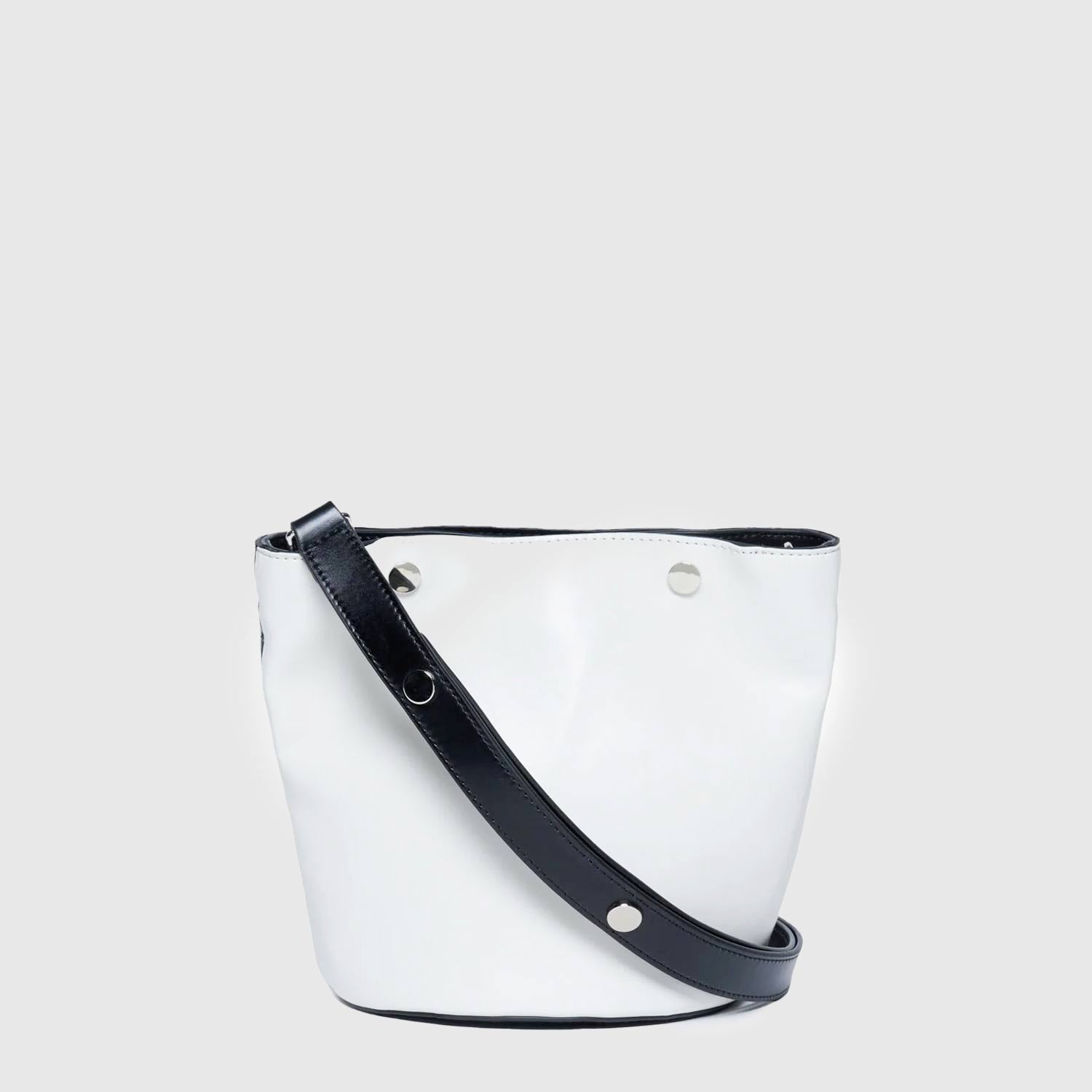 Borsa Bucket in eco pelle bicolor - annameglio.com abbigliamento moda