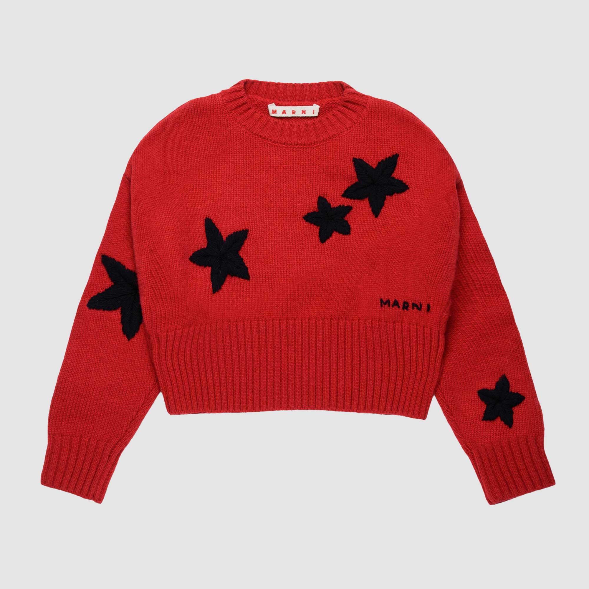 Maglia rossa in missolana firmata MARNI - annameglio.com abbigliamento moda