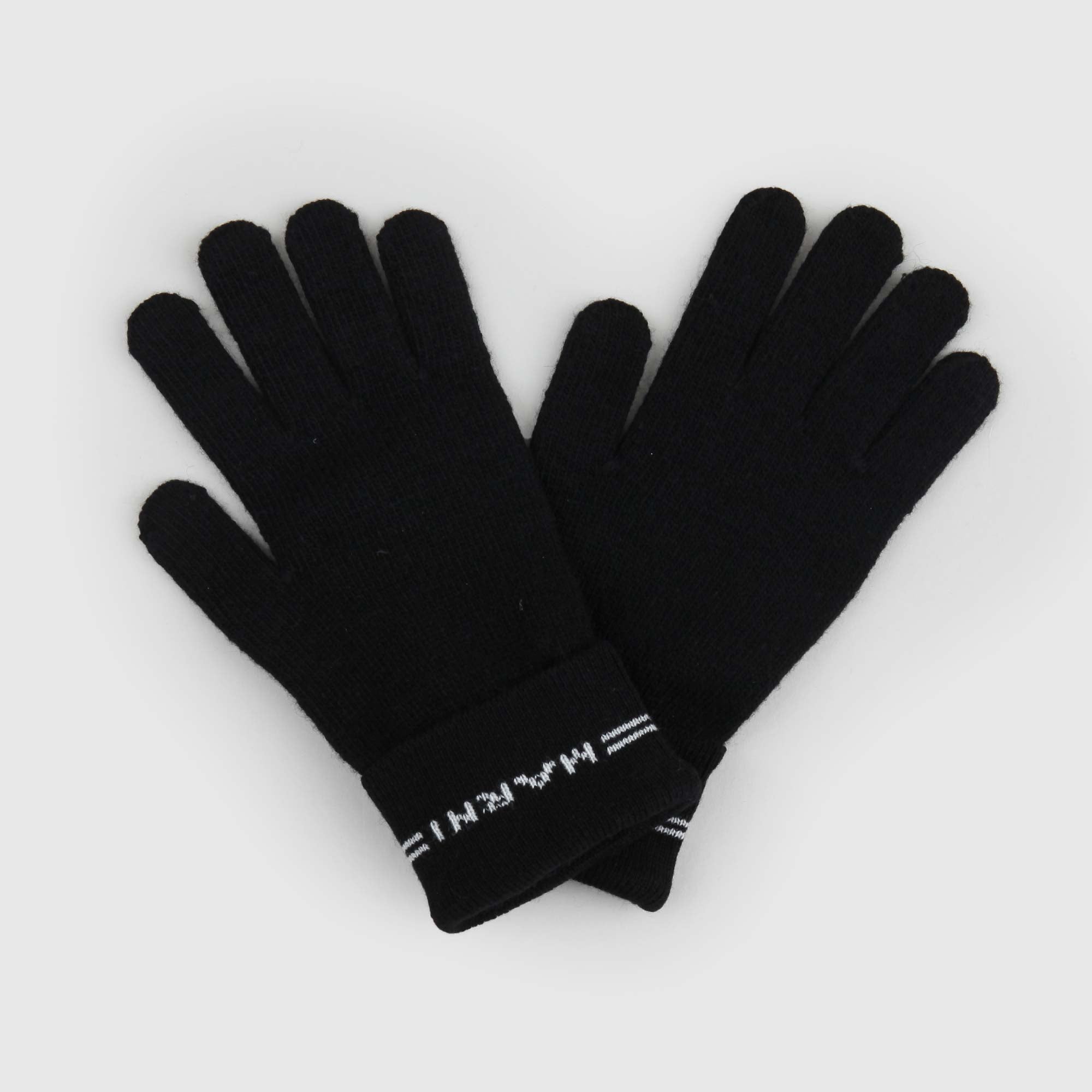 Guanti in misto lana neri firmati MARNI - annameglio.com abbigliamento moda