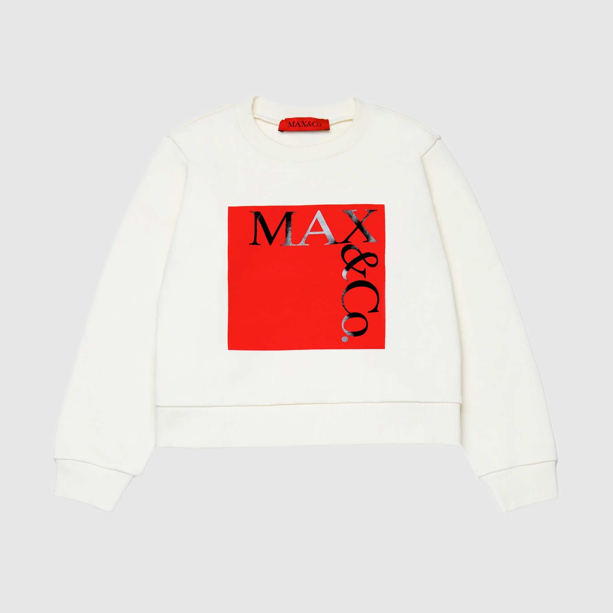 Felpa icona beige chiaro con logo - annameglio.com abbigliamento moda