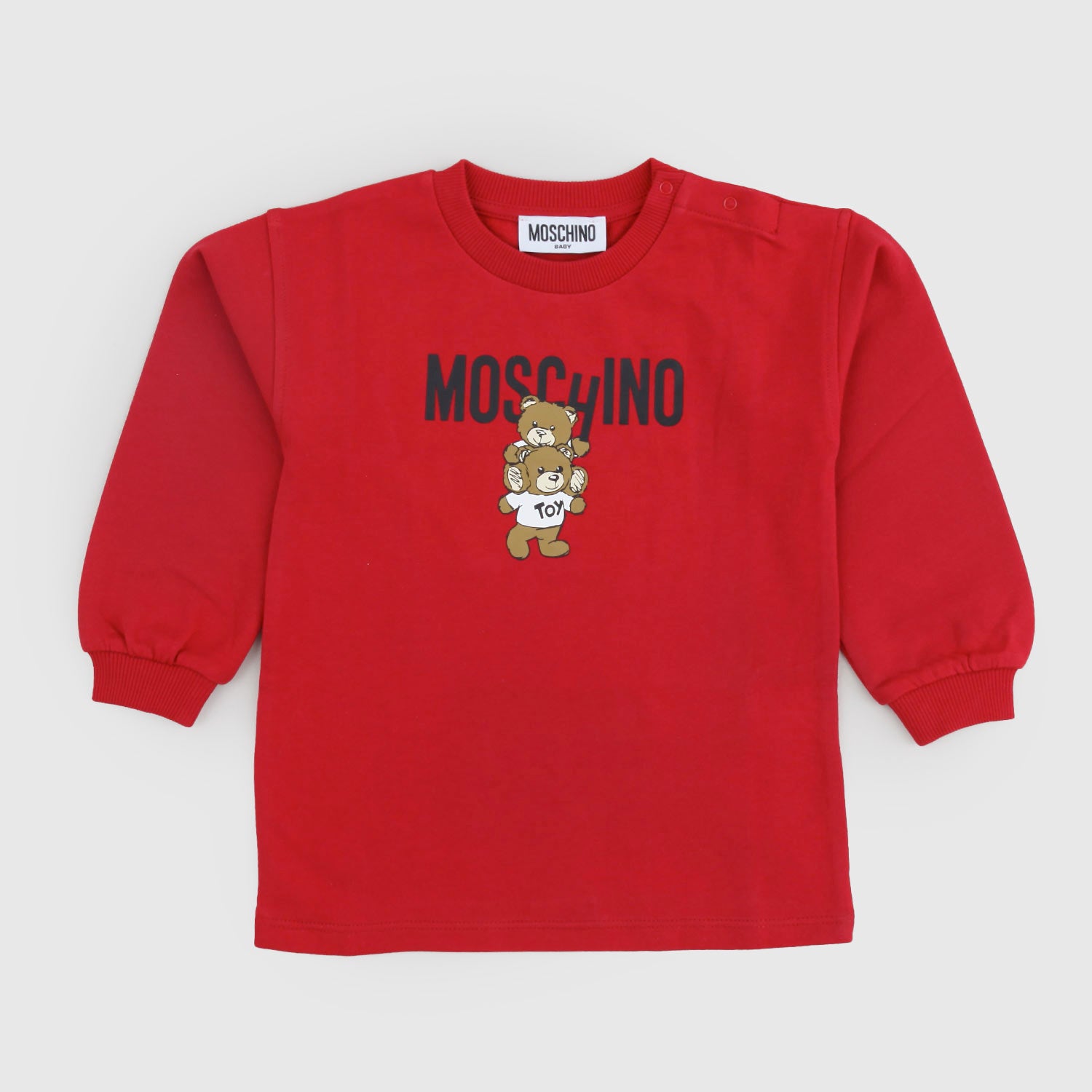 Felpa rossa con doppio Teddy - annameglio.com abbigliamento moda