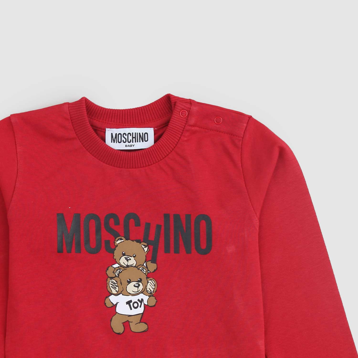 Felpa neonato con doppio Teddy stampato - annameglio.com abbigliamento moda