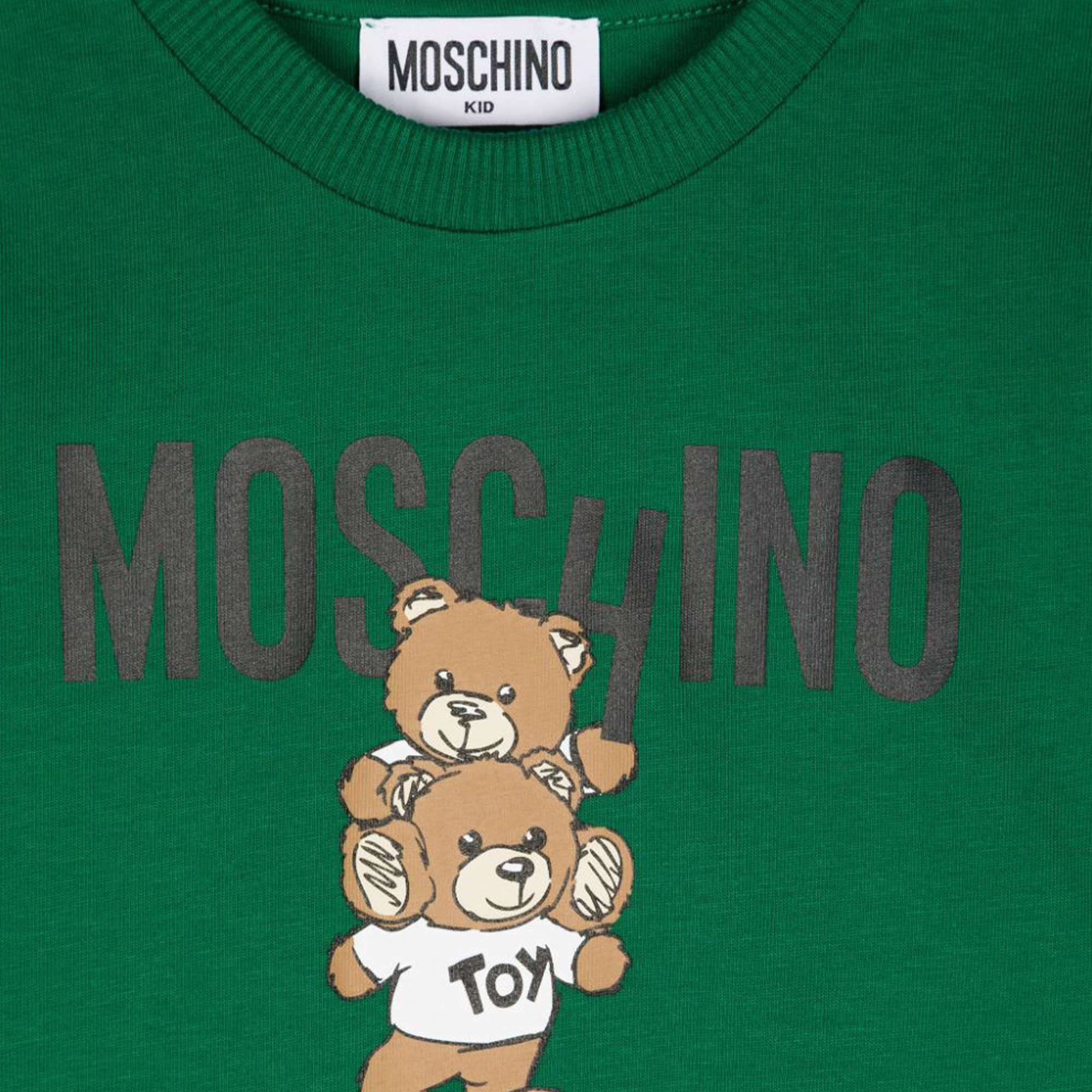 T-shirt Maniche Lunghe Firmata Moschino Kids - annameglio.com abbigliamento moda