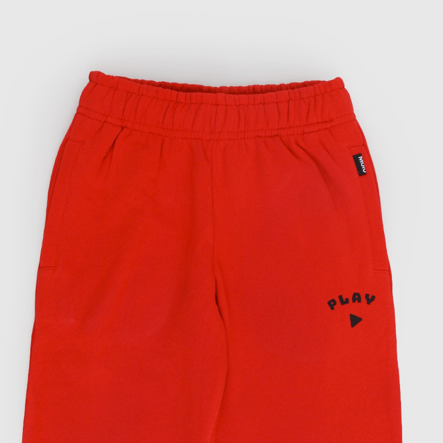 Pantalone rosso in cotone con scritta - annameglio.com abbigliamento moda