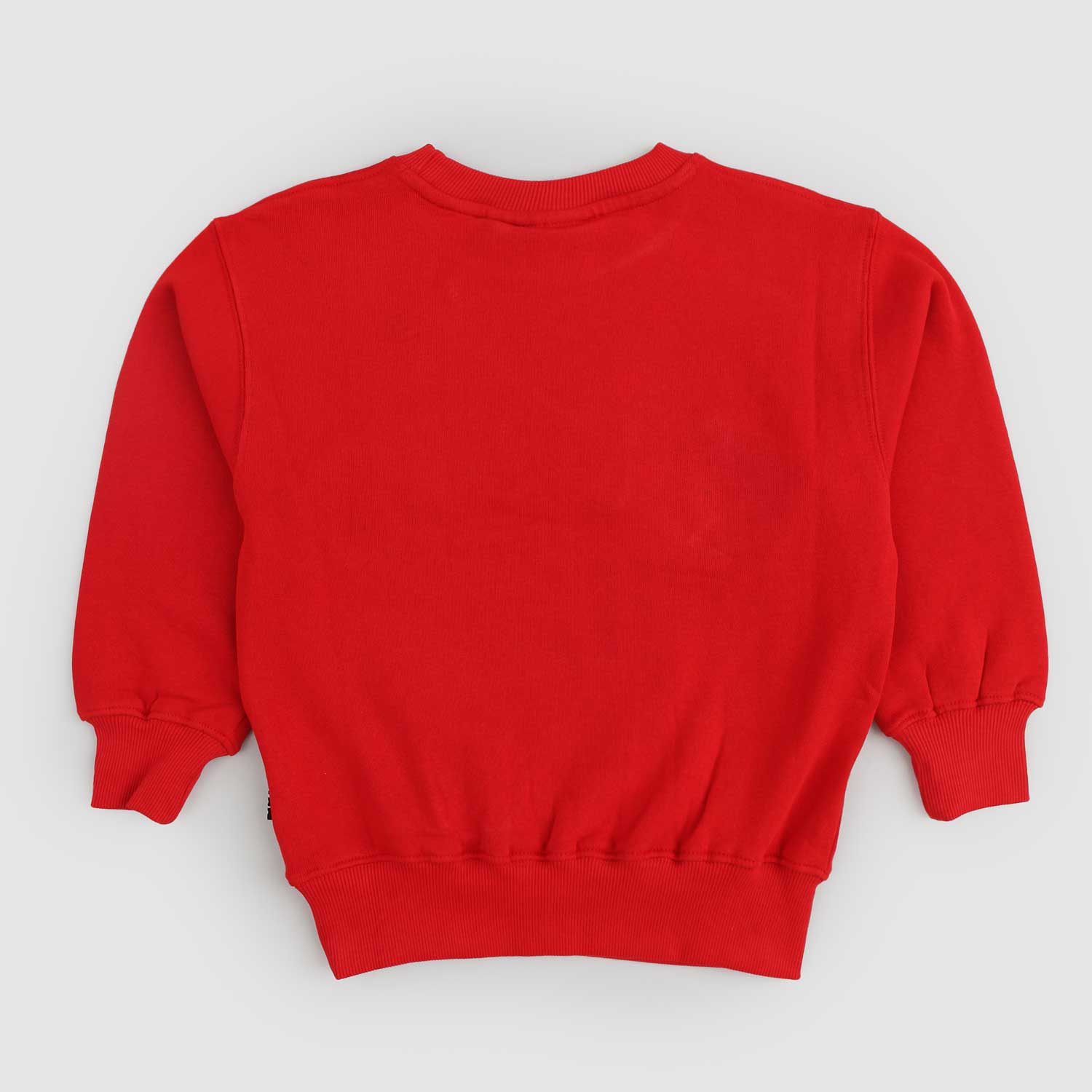 Felpa rossa in cotone con scritta ricamata - annameglio.com abbigliamento moda