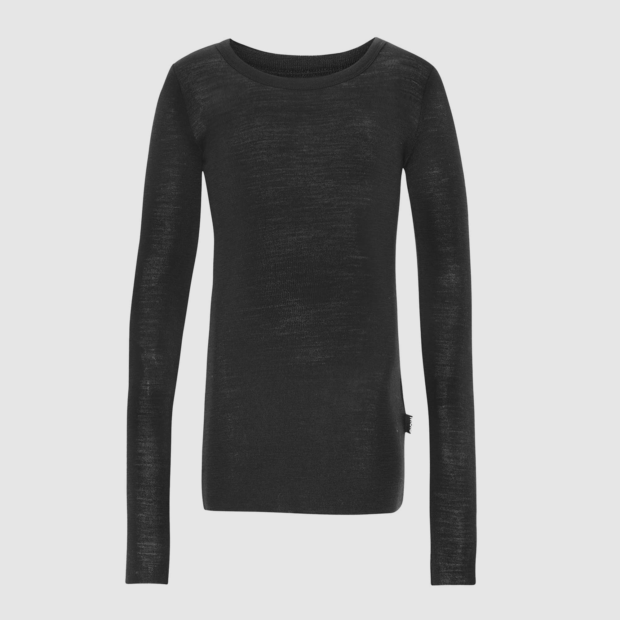 T-shirt a maniche lunghe Rihanna Wool nera - annameglio.com abbigliamento moda