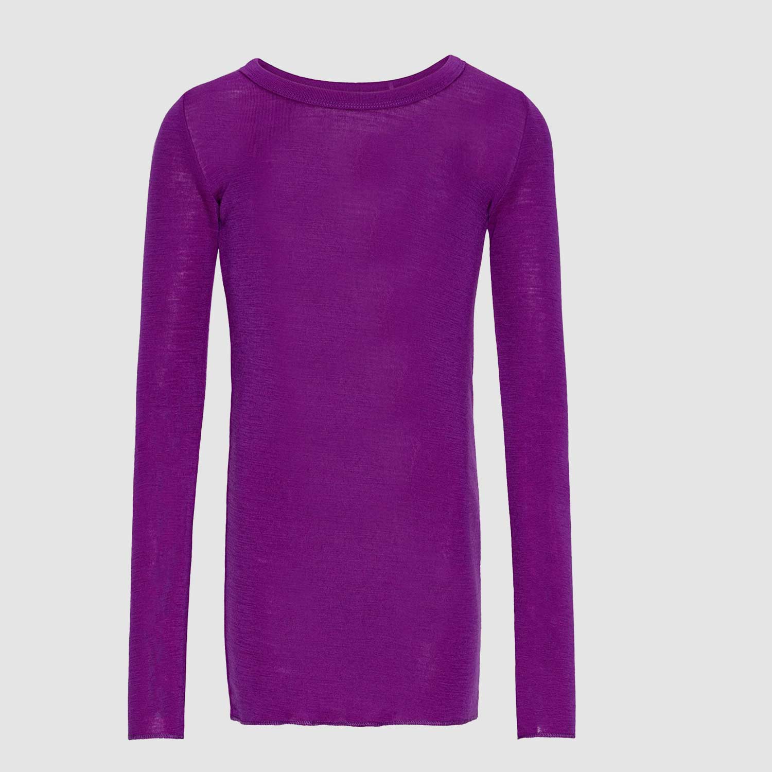 T-shirt a maniche lunghe Rihanna Wool viola - annameglio.com abbigliamento moda