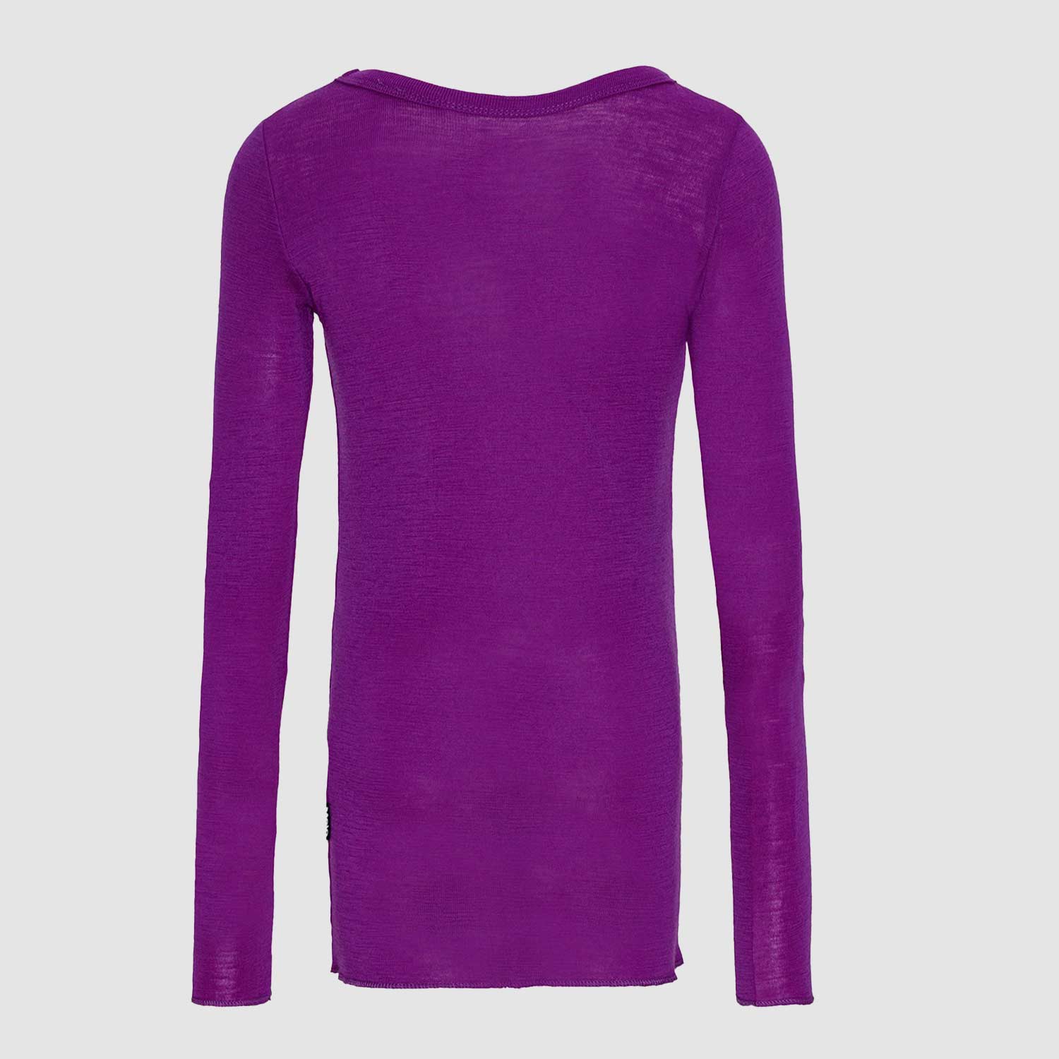 T-shirt a maniche lunghe Rihanna Wool viola - annameglio.com abbigliamento moda