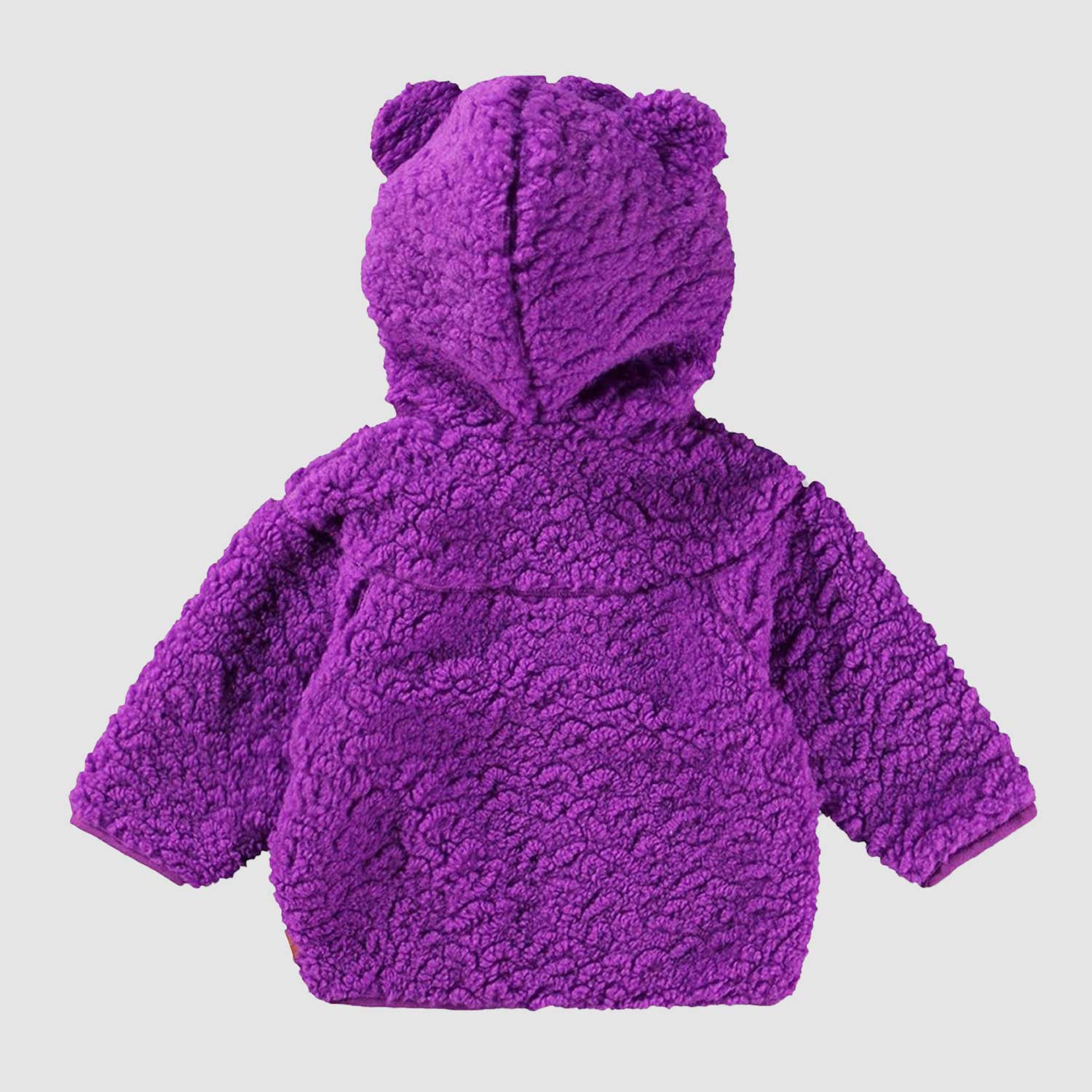 Giacca in Pile Ummi Viola con cappuccio Teddy - annameglio.com abbigliamento moda