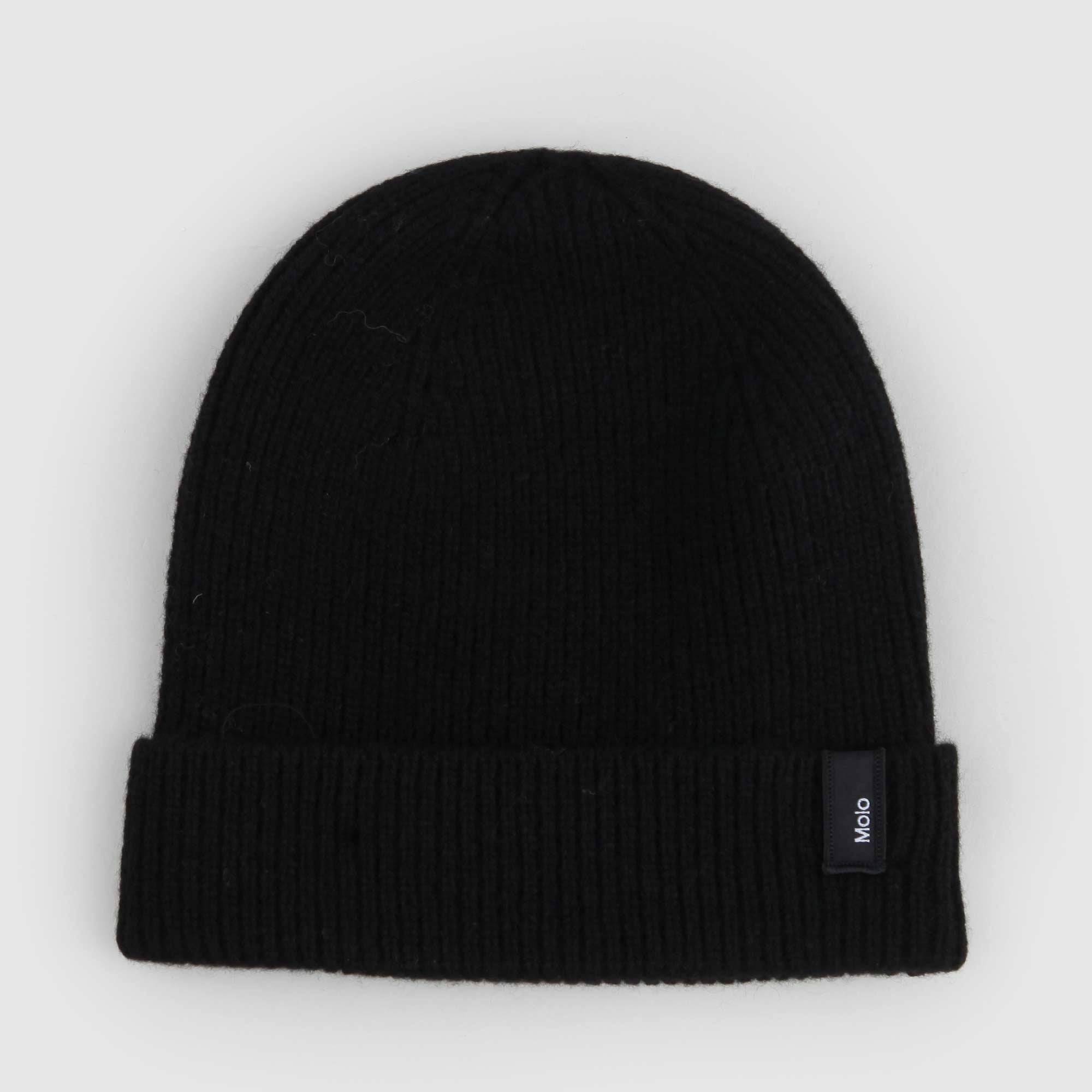 Berretto Karli Nero Firmato Molo - annameglio.com abbigliamento moda