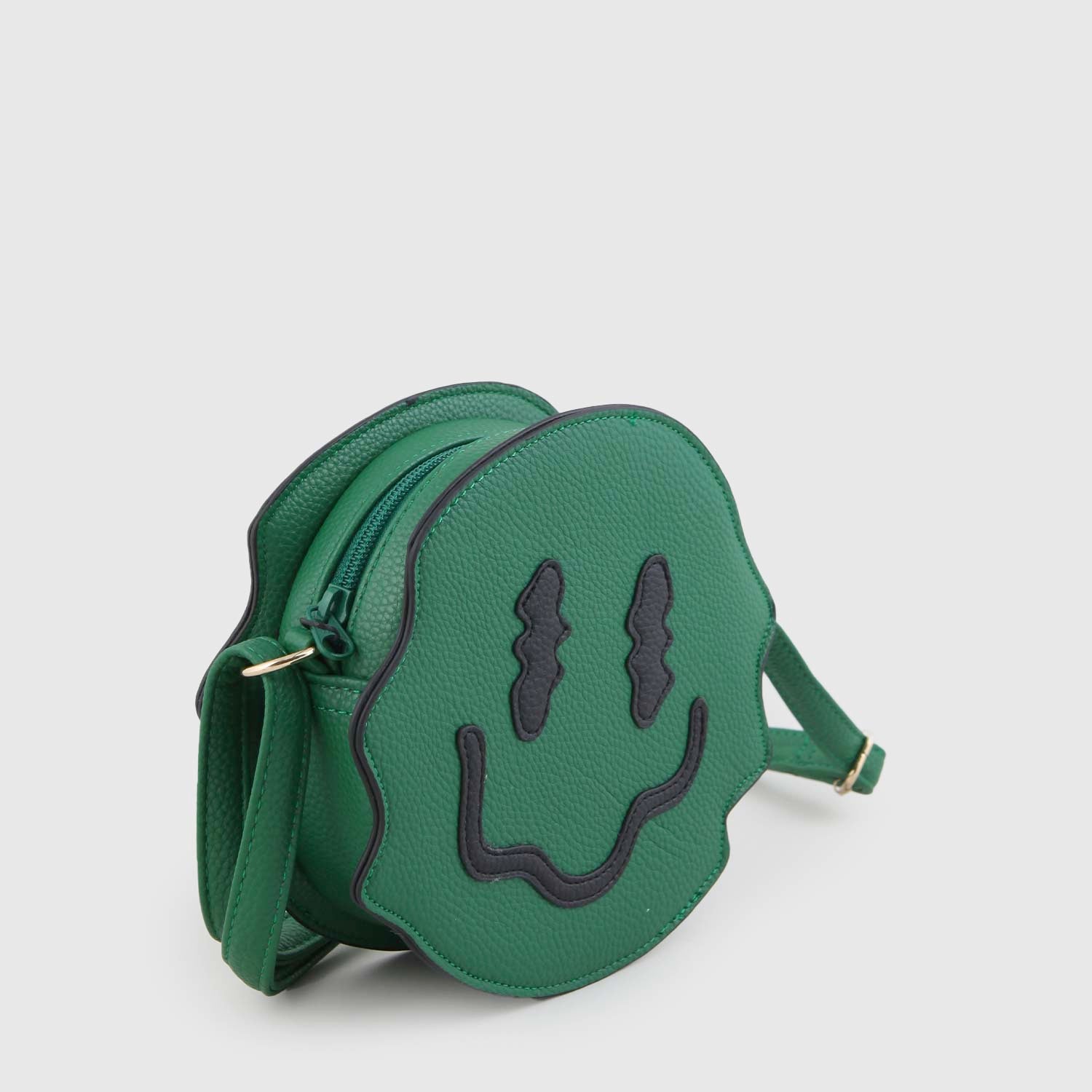 Borsetta verde a tracolla con smiley - annameglio.com abbigliamento moda