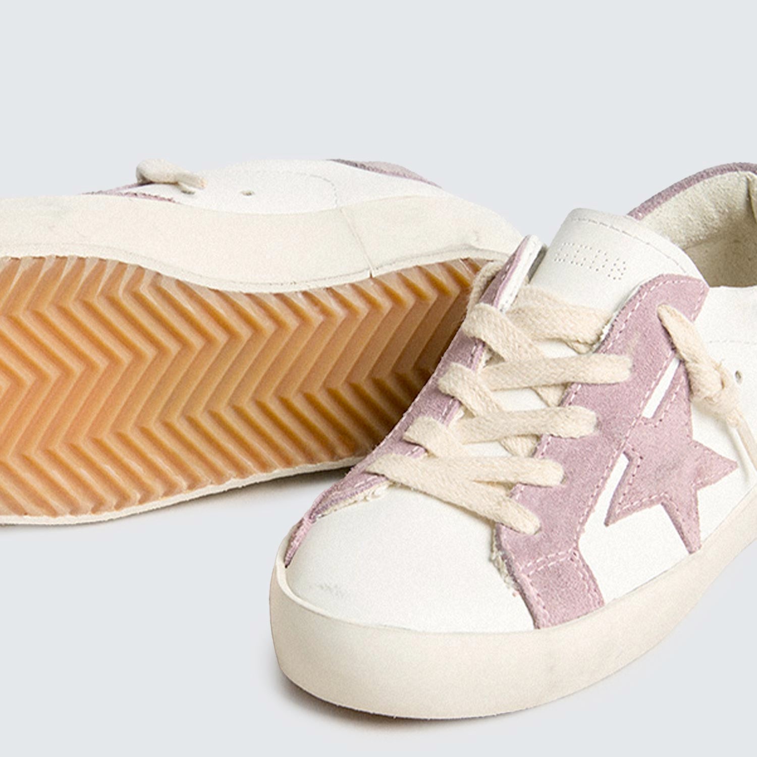 Sneakers Super Star Classic Bianca e Malva - annameglio.com abbigliamento moda