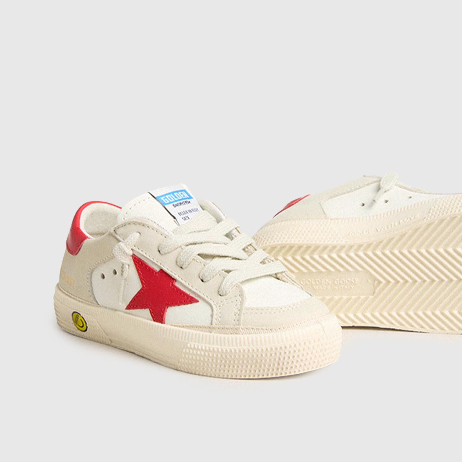 Sneakers May stella e talloncino rosso - annameglio.com abbigliamento moda