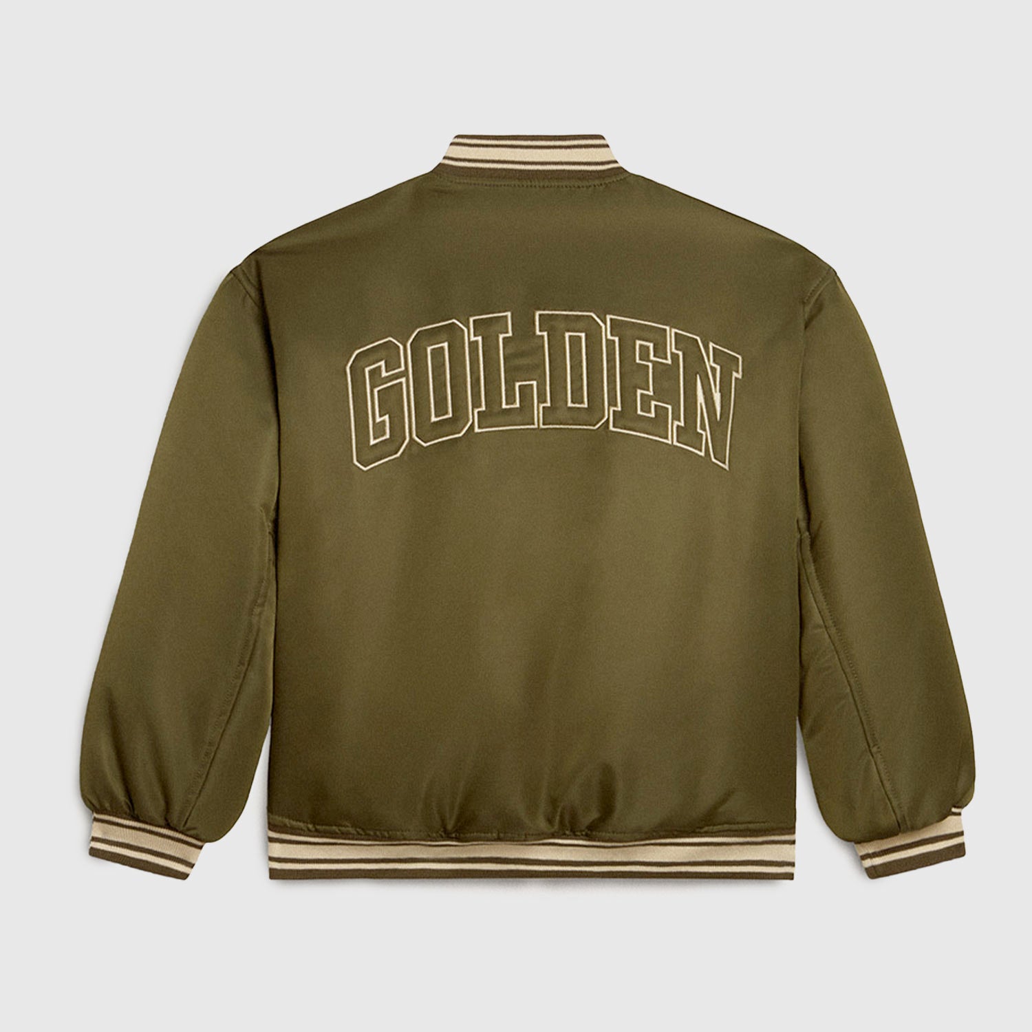 Giacca bomber unisex in nylon verde militare - annameglio.com abbigliamento moda