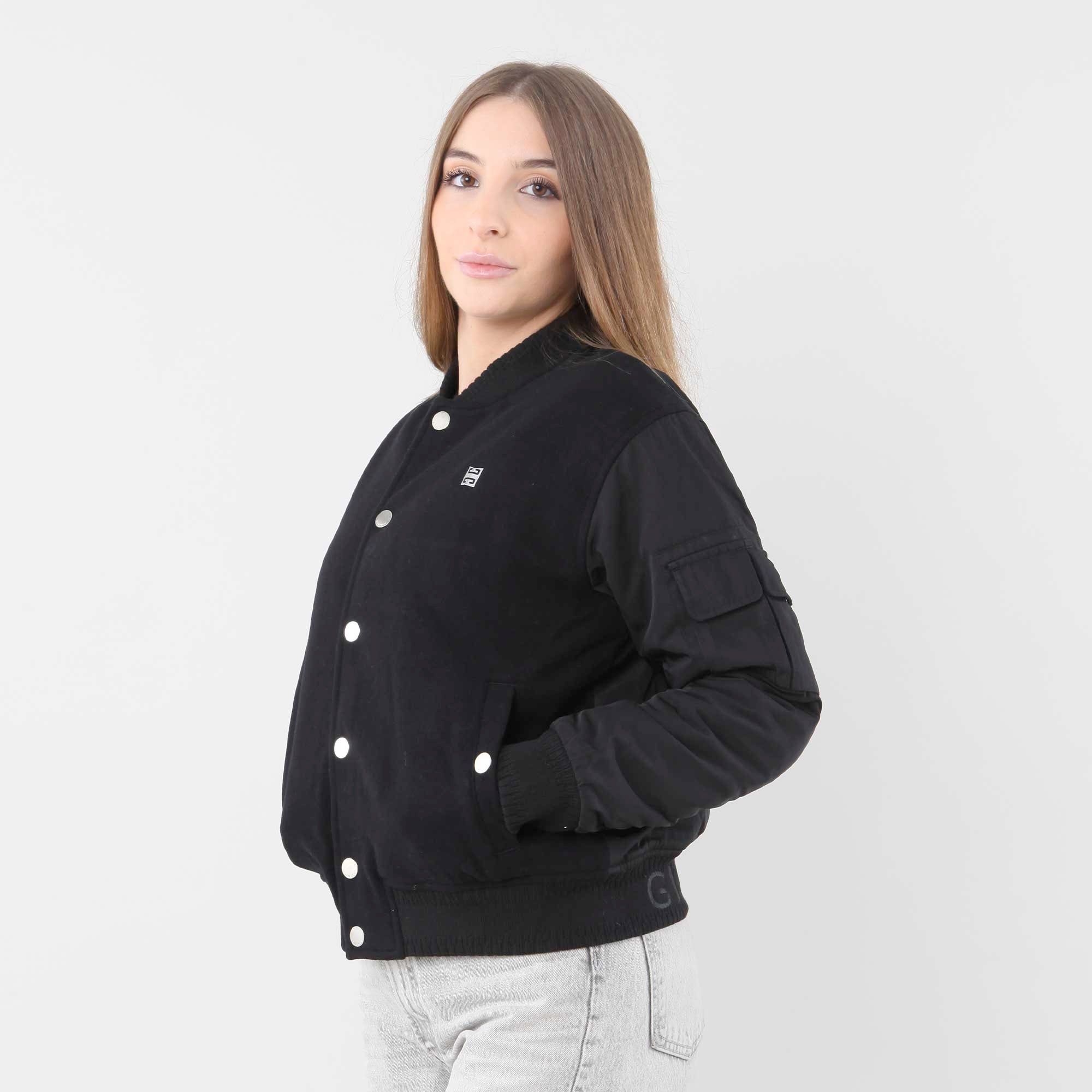 Giacca Bimateriale Ricamata GIVENCHY - annameglio.com abbigliamento moda