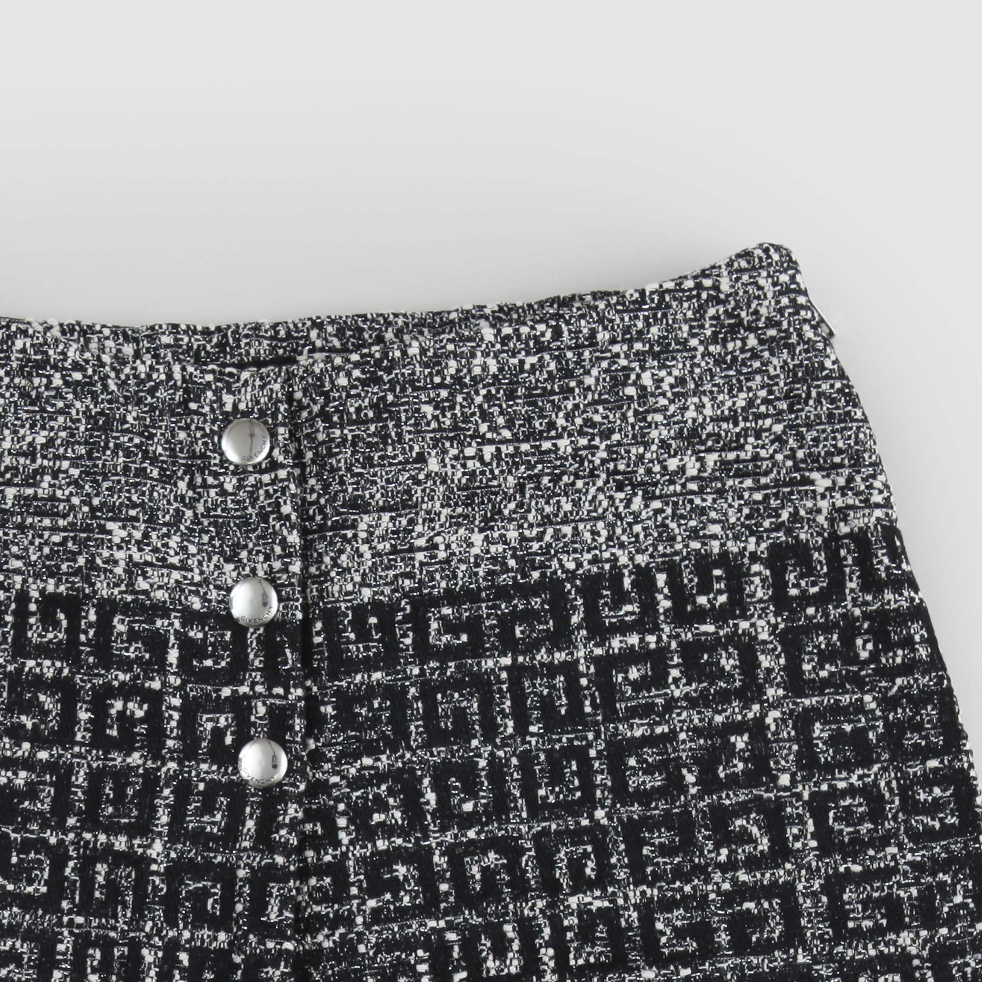 Pantaloncino Nero Stampa Grafica All-Over - annameglio.com abbigliamento moda