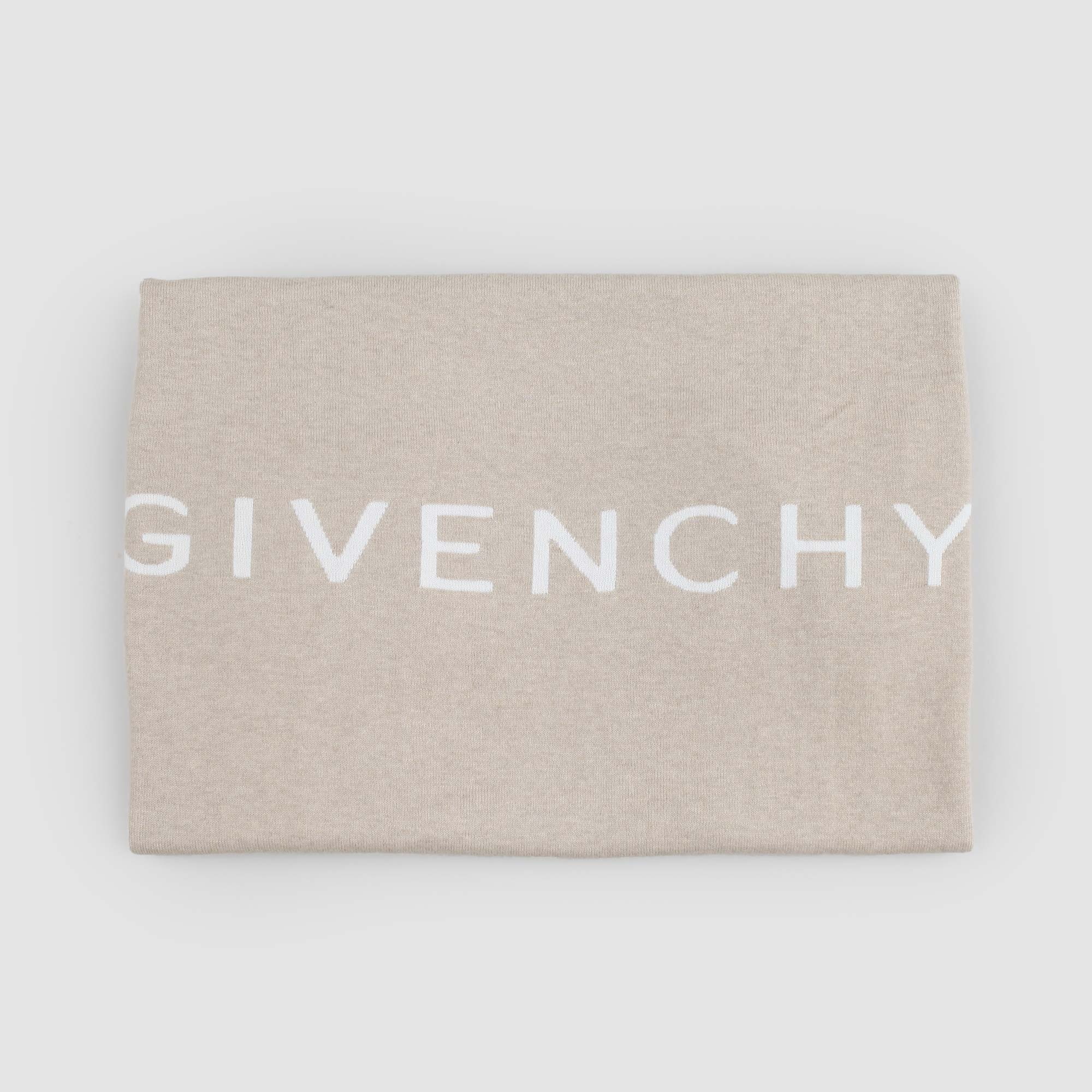 Coperta beige con logo e motivo 4G - annameglio.com abbigliamento moda