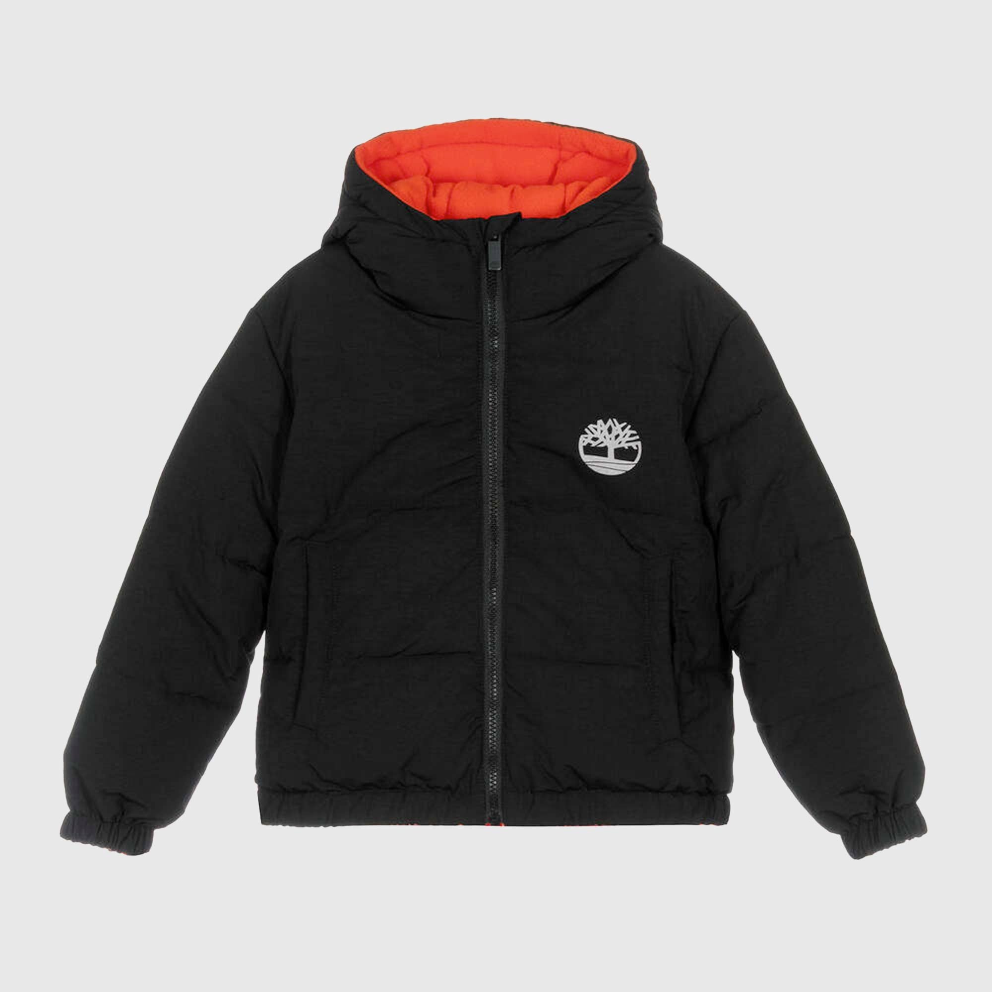 Giubbotto reversibile nero e rosso con cappuccio - annameglio.com abbigliamento moda