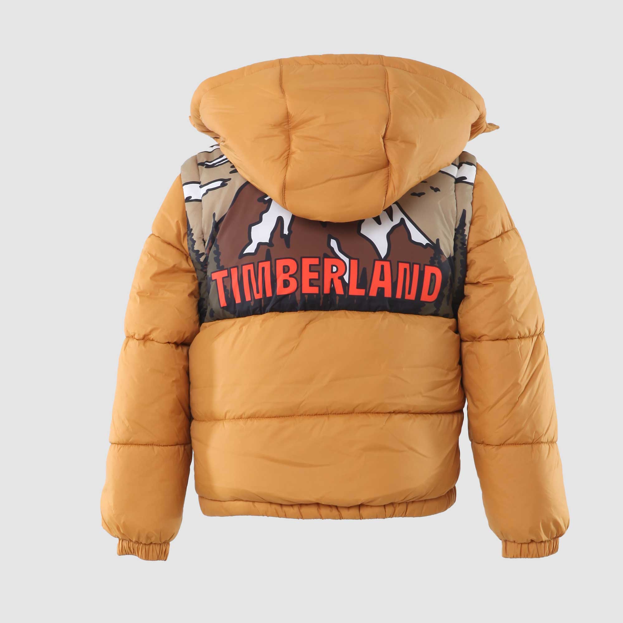 Giubbotto ocra con cappuccio e maniche rimovibili - annameglio.com abbigliamento moda