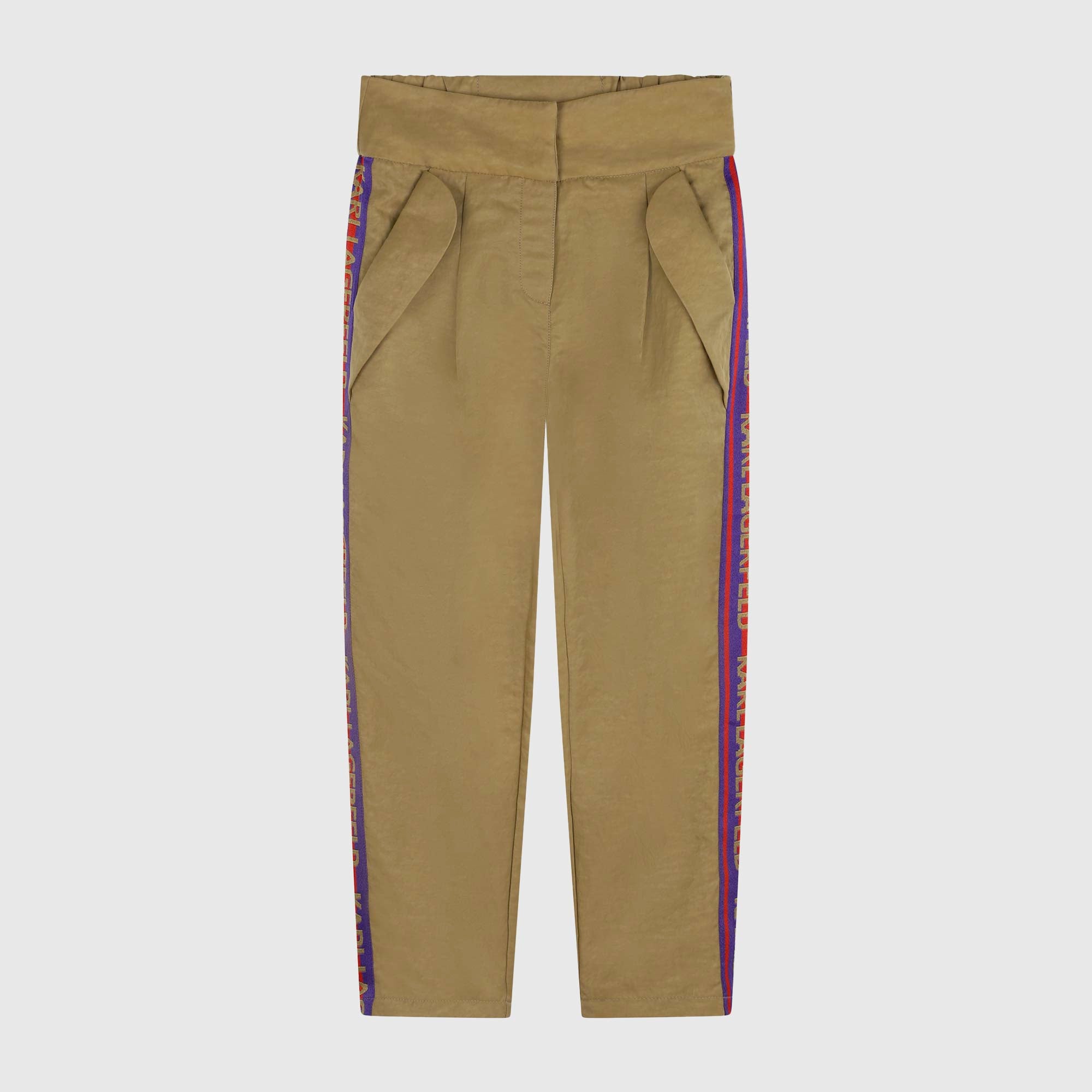 Pantaloni beige con fascia superiore - annameglio.com abbigliamento moda