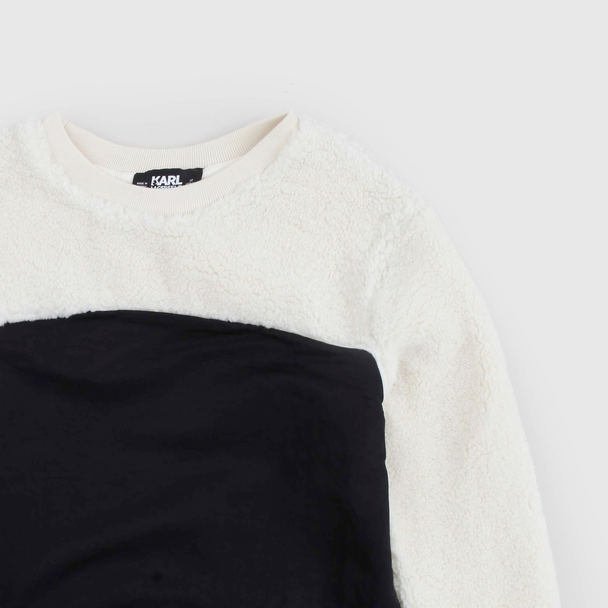 Felpa color block con fascia elastica logo - annameglio.com abbigliamento moda