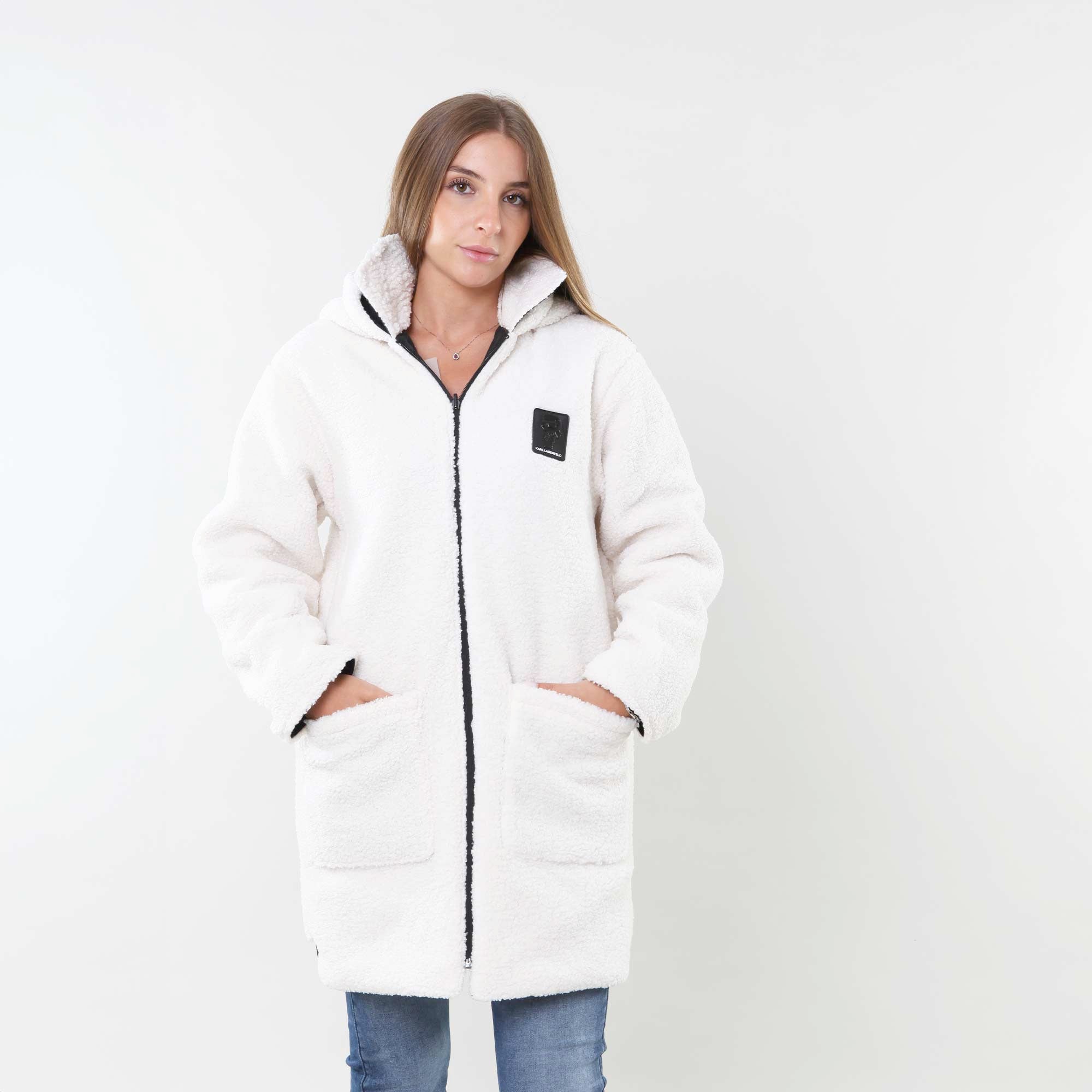 Parka ecopelliccia reversibile con cappuccio - annameglio.com abbigliamento moda