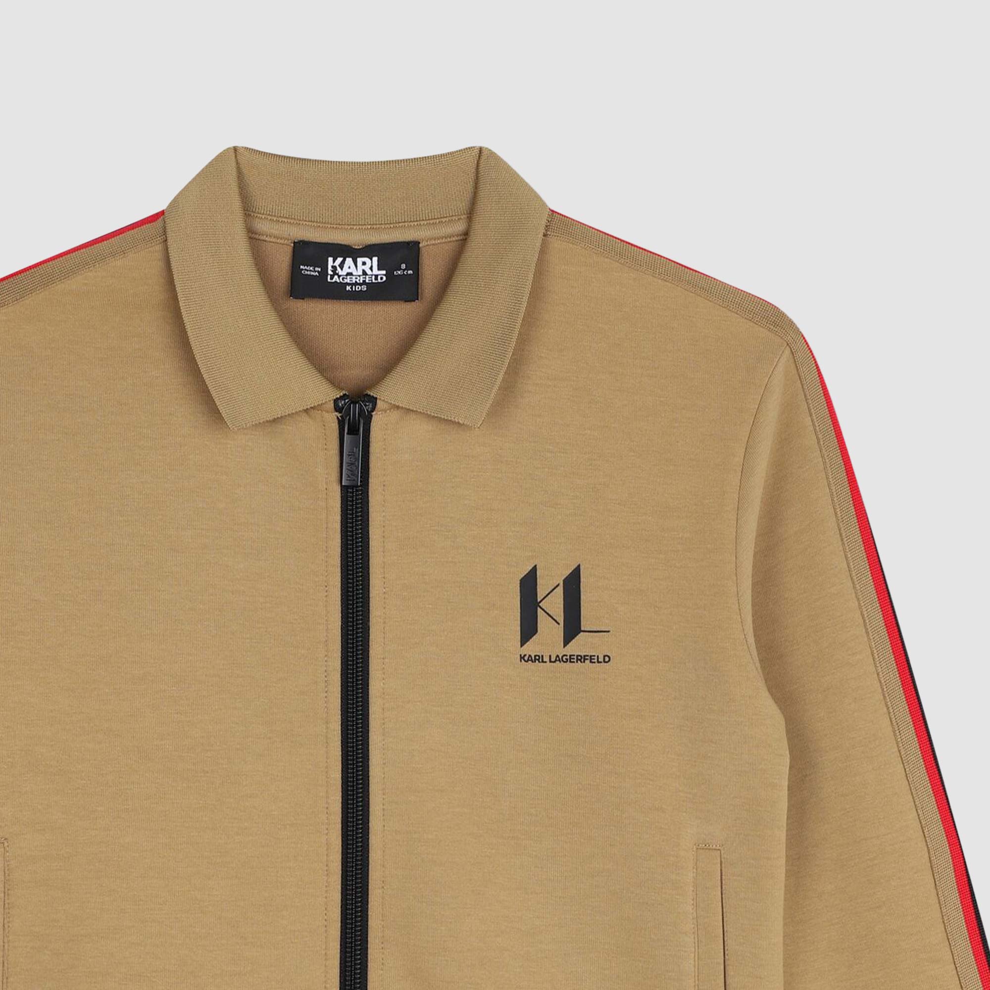 Felpa beige con colletto e zip - annameglio.com abbigliamento moda