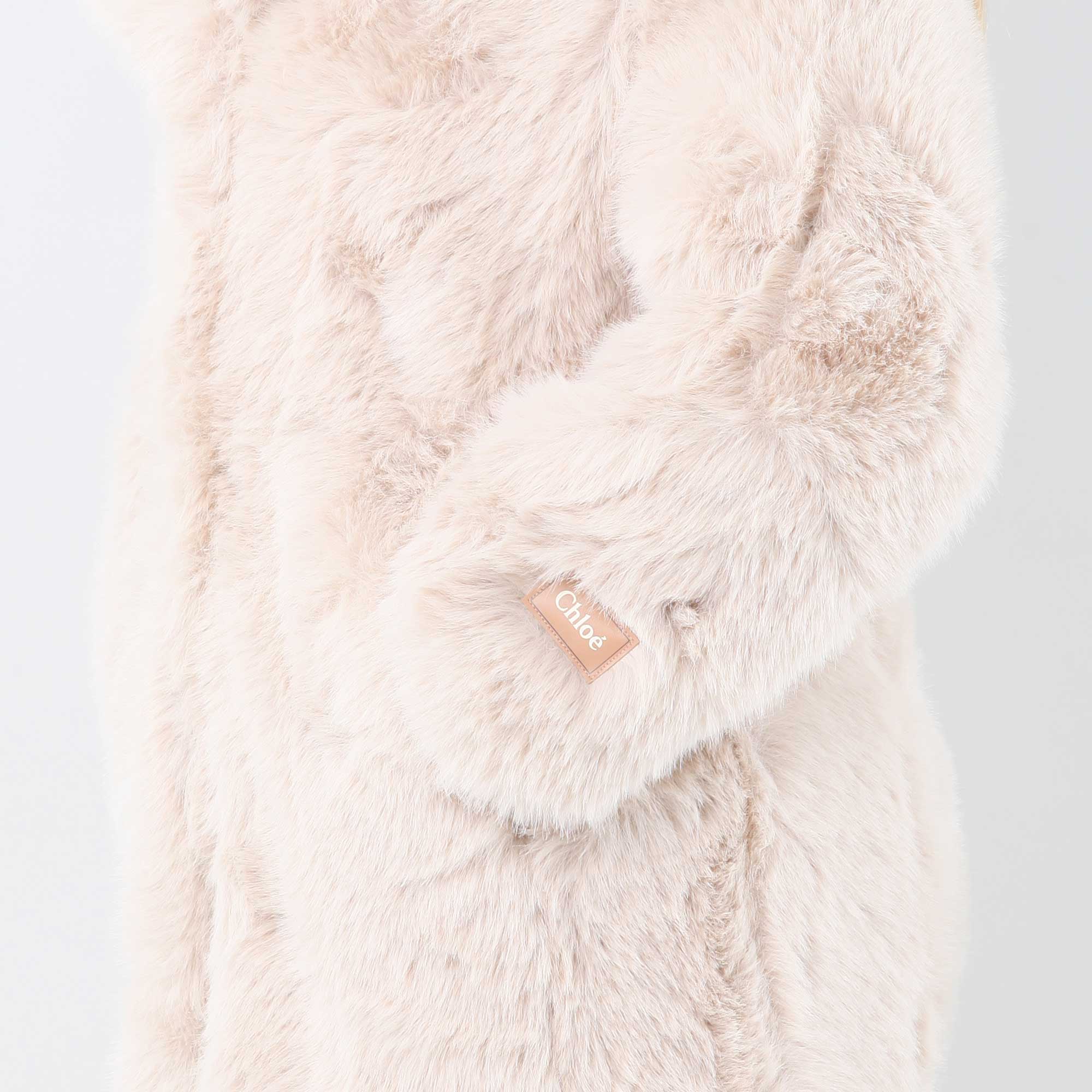 Cappotto In Pelliccia Sintetica Beige - annameglio.com abbigliamento moda