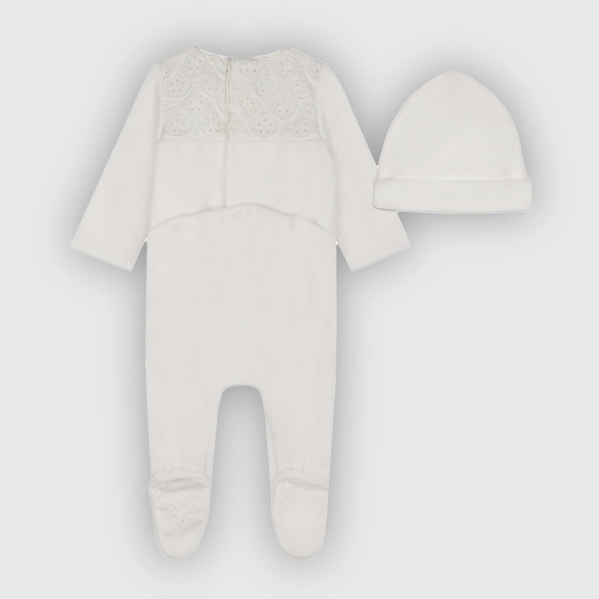 Set Tutina ciniglia Bianco Con Cappello - annameglio.com abbigliamento moda