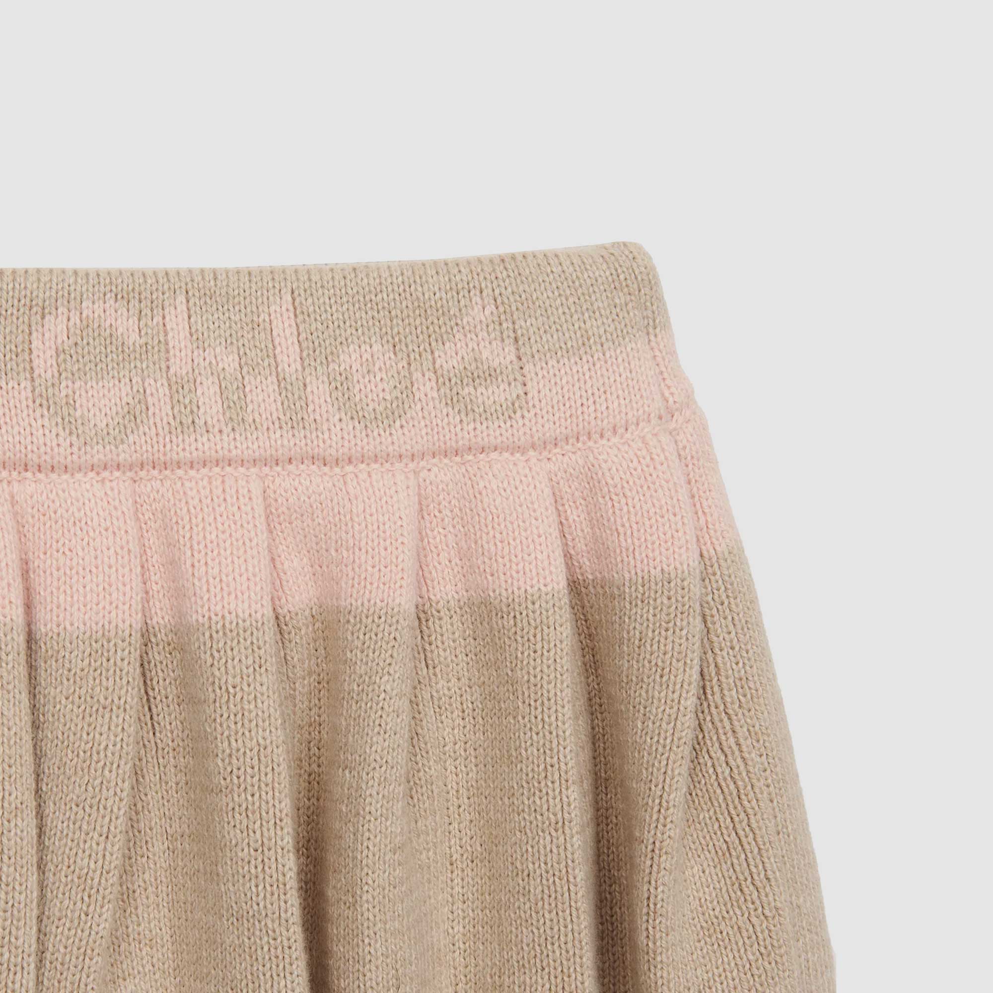 Gonna plissettata beige e rosa - annameglio.com abbigliamento moda