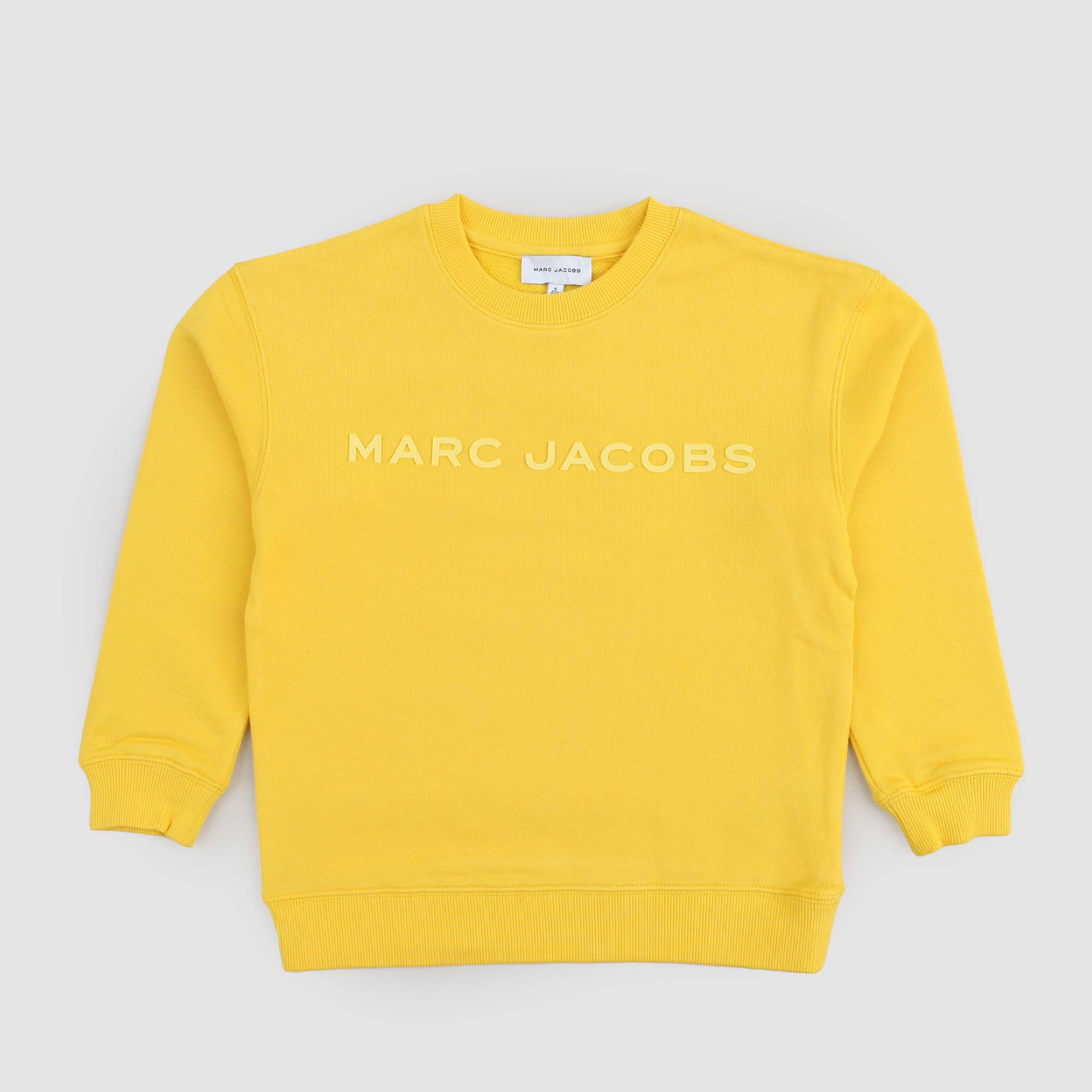 Felpa Unisex girocollo gialla con logo - annameglio.com abbigliamento moda