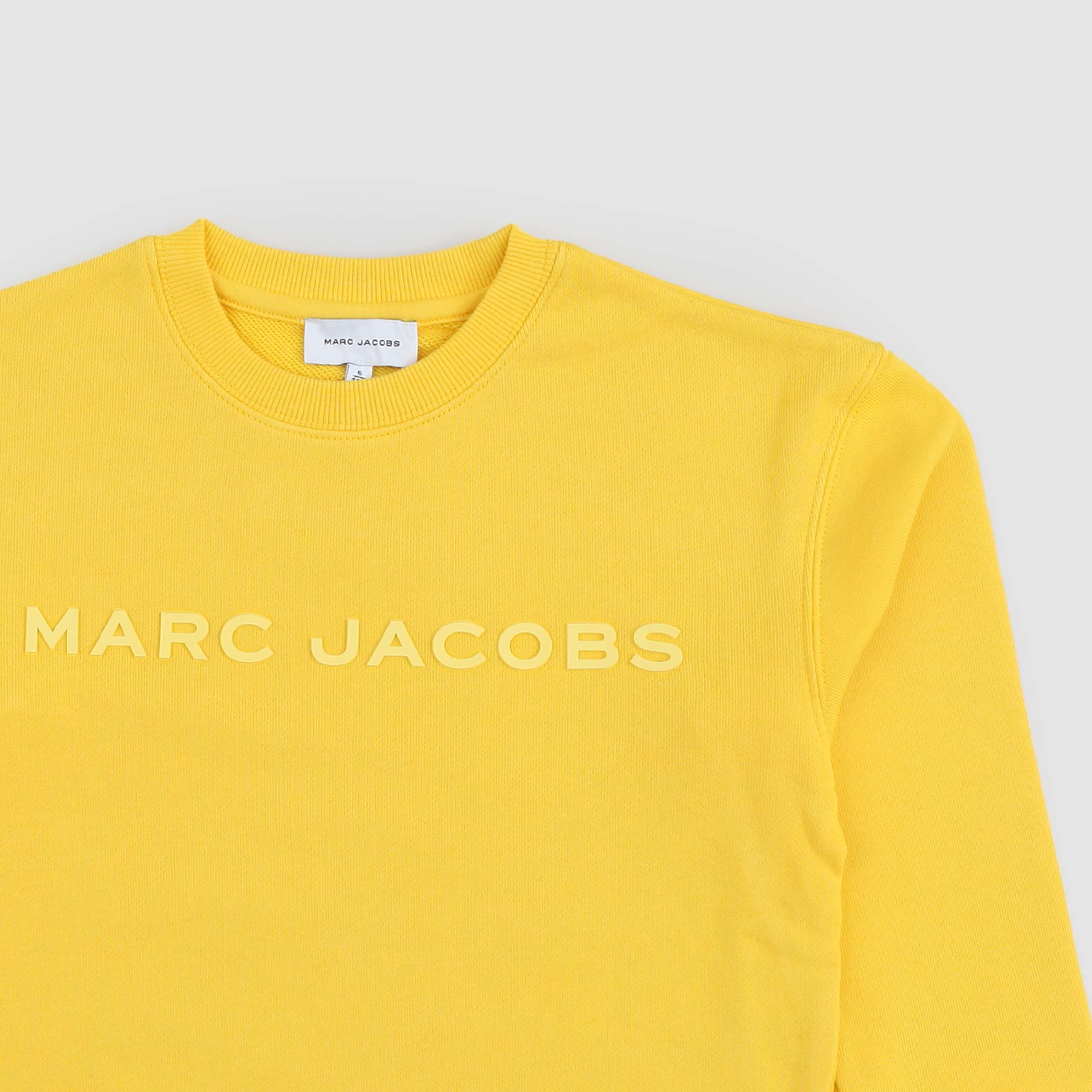 Felpa Unisex girocollo gialla con logo - annameglio.com abbigliamento moda