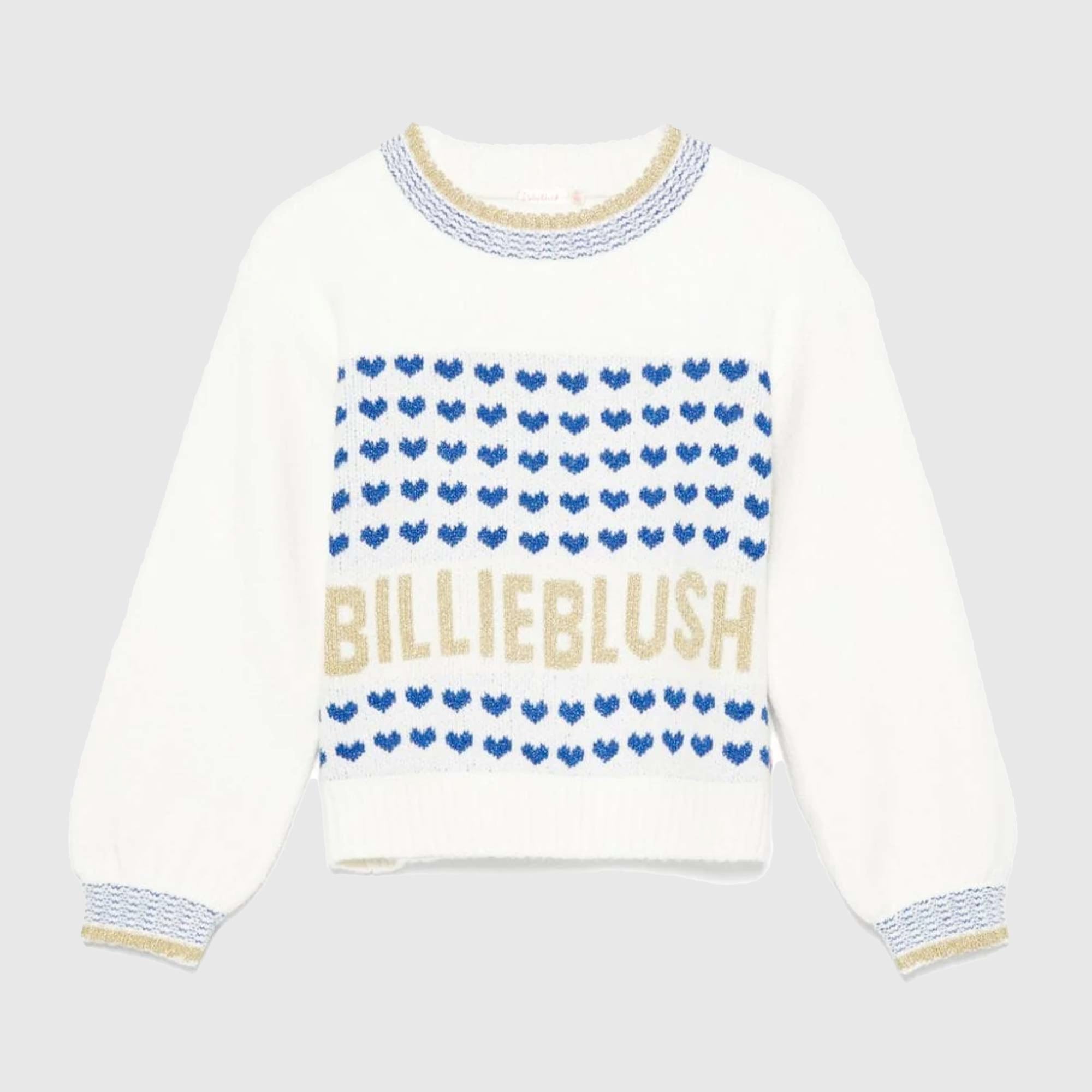 Maglione Panna E Blu BILLIEBLUSH - annameglio.com abbigliamento moda