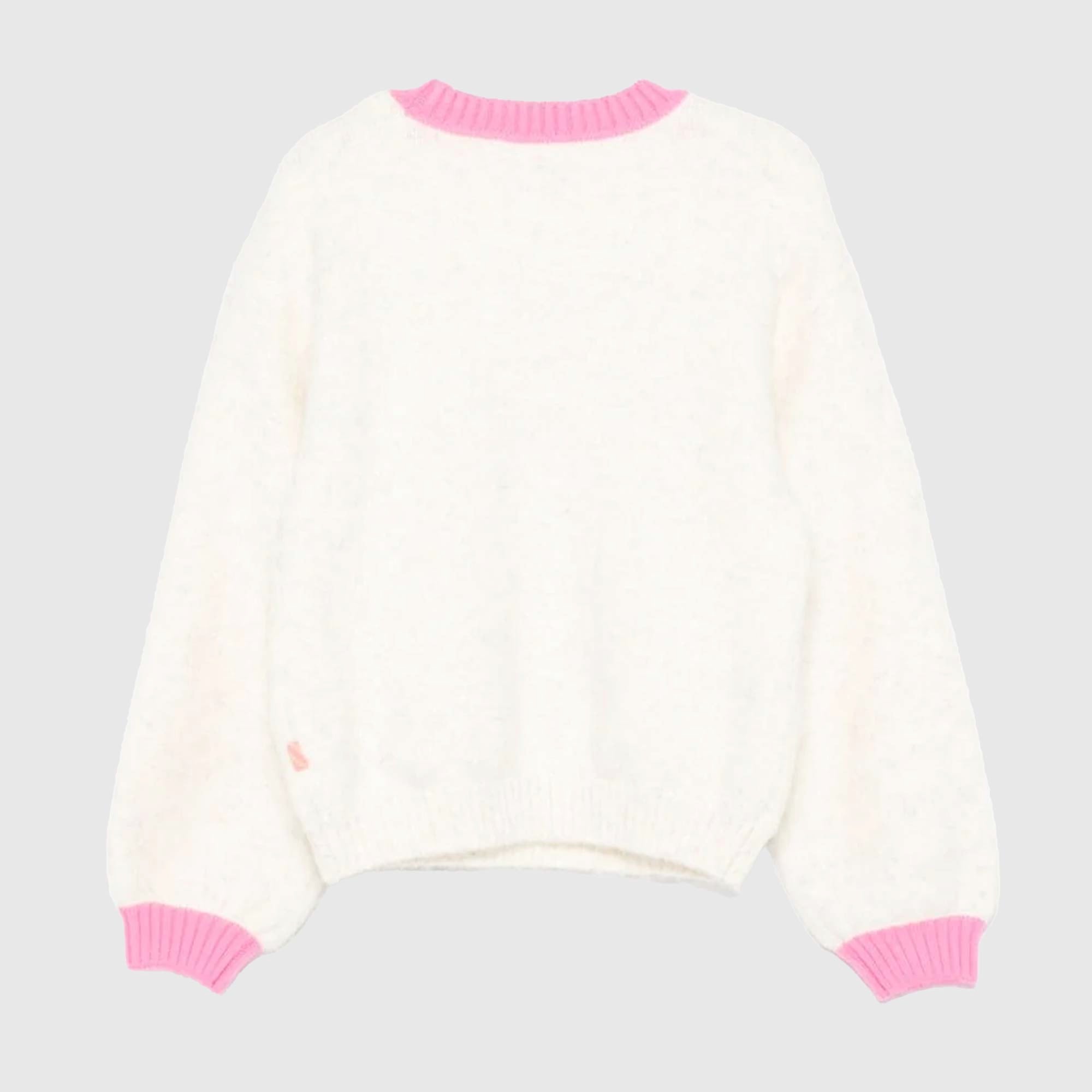 Maglione Panna Con Paillettes Billieblush - annameglio.com abbigliamento moda