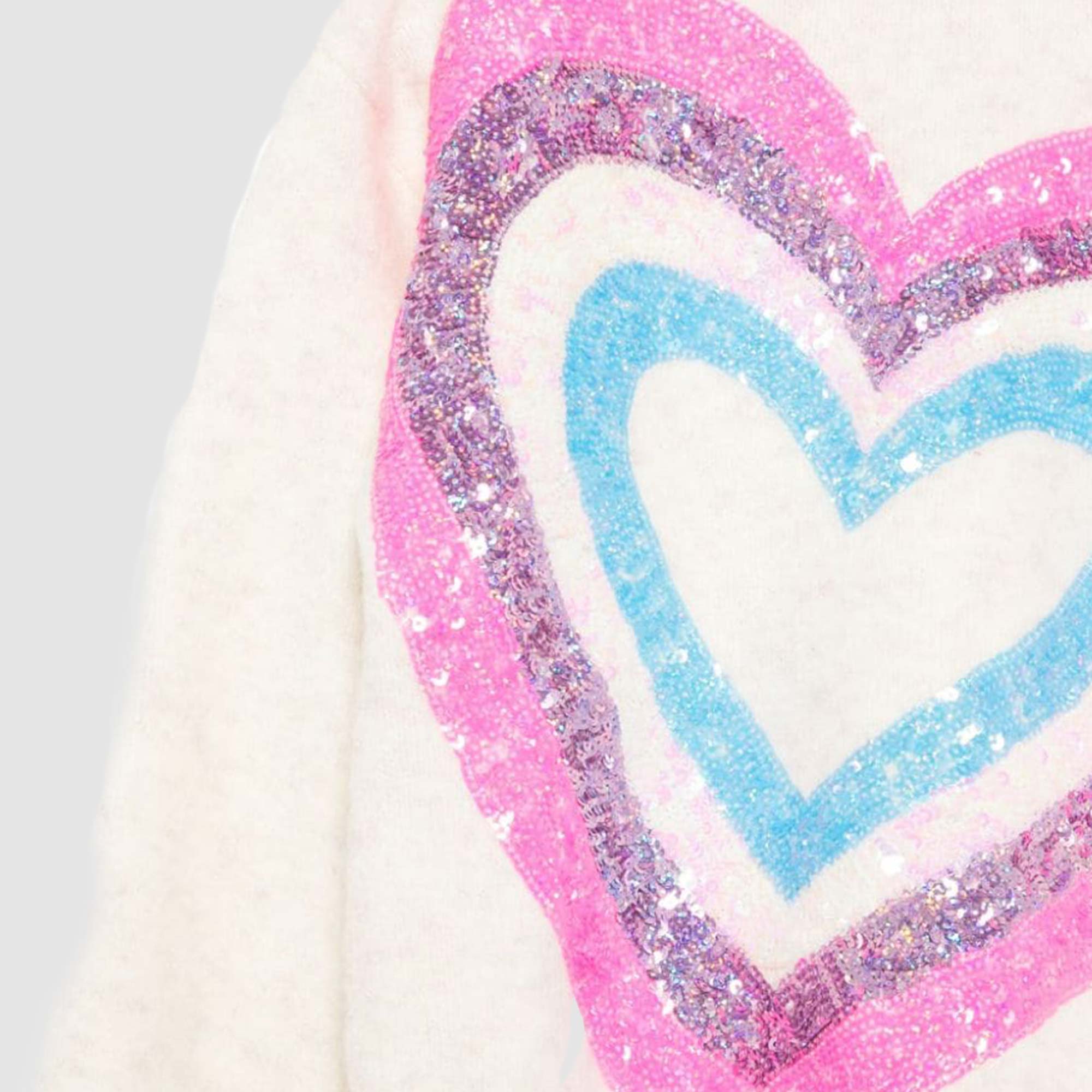 Maglione Panna Con Paillettes Billieblush - annameglio.com abbigliamento moda