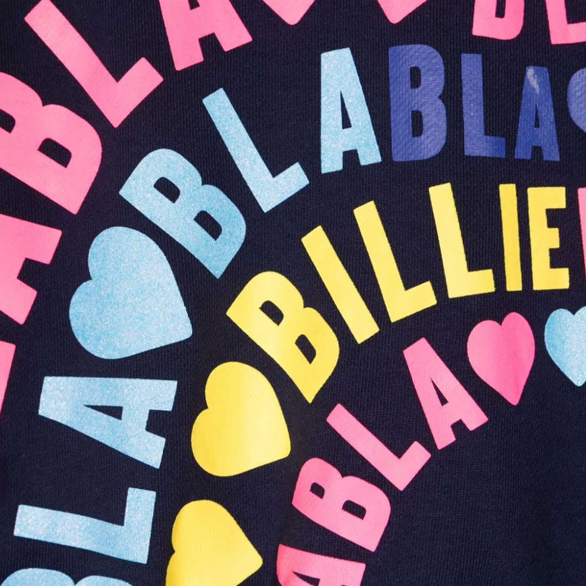 Felpa Blu Con Cappuccio Firmata BILLIEBLUSH - annameglio.com abbigliamento moda