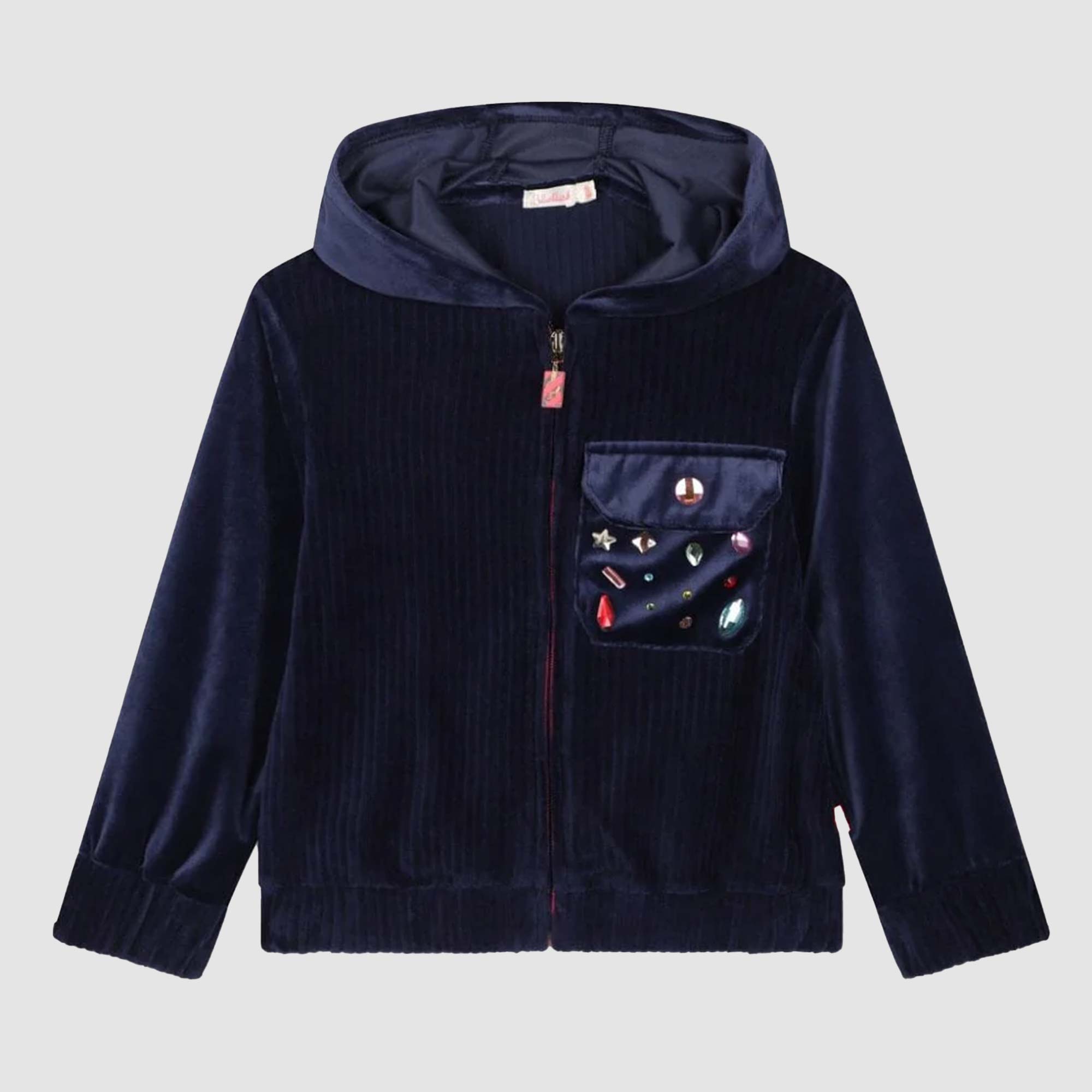 Felpa Blu Con Cappuccio BILLIEBLUSH - annameglio.com abbigliamento moda