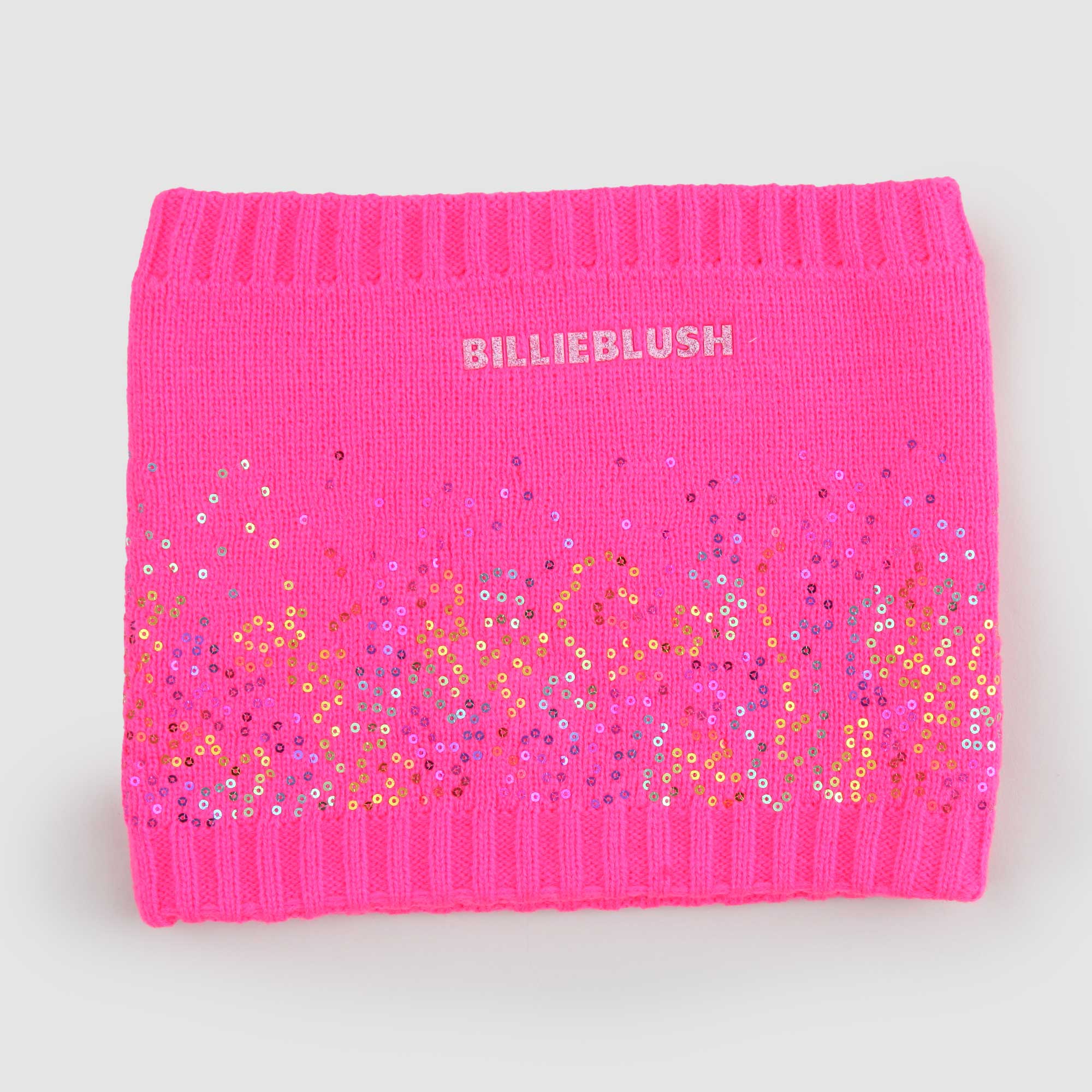 Sciarpa Fucsia Con Paillettes Billieblush - annameglio.com abbigliamento moda