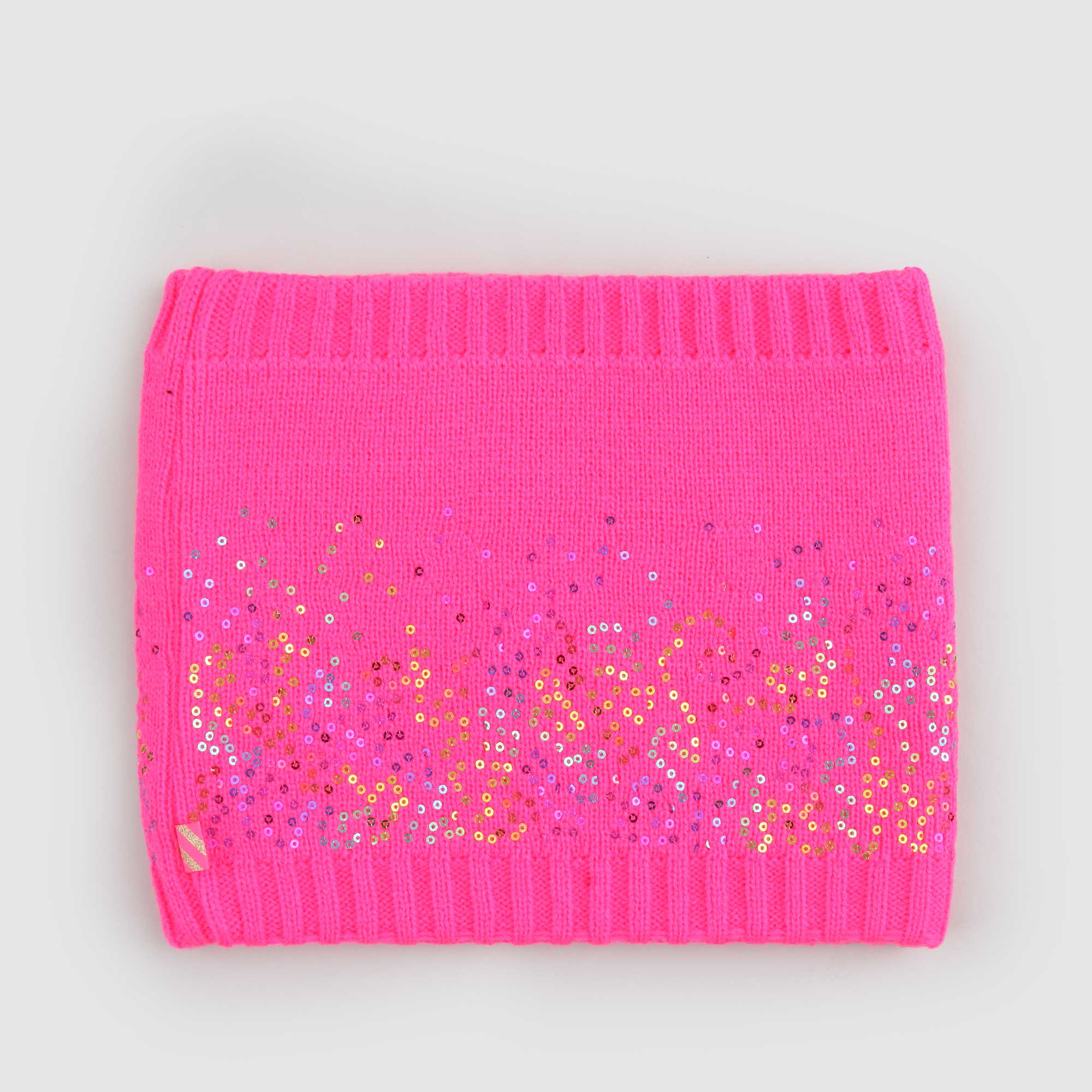Sciarpa Fucsia Con Paillettes Billieblush - annameglio.com abbigliamento moda